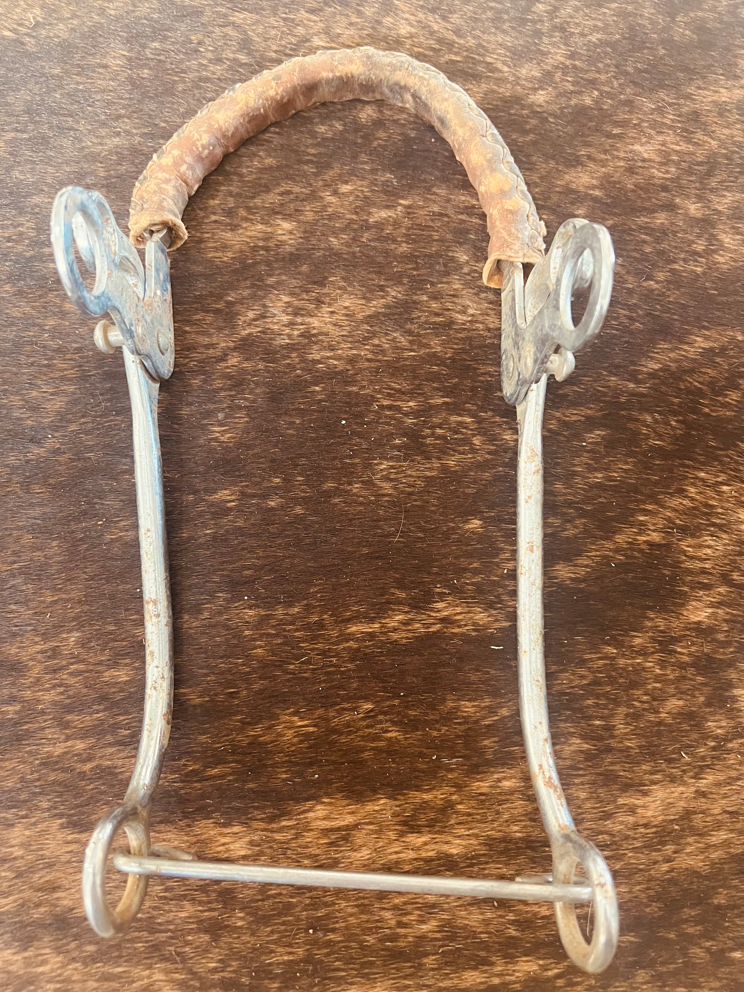Kelly Mechanical Hackamore with Leather Noseband