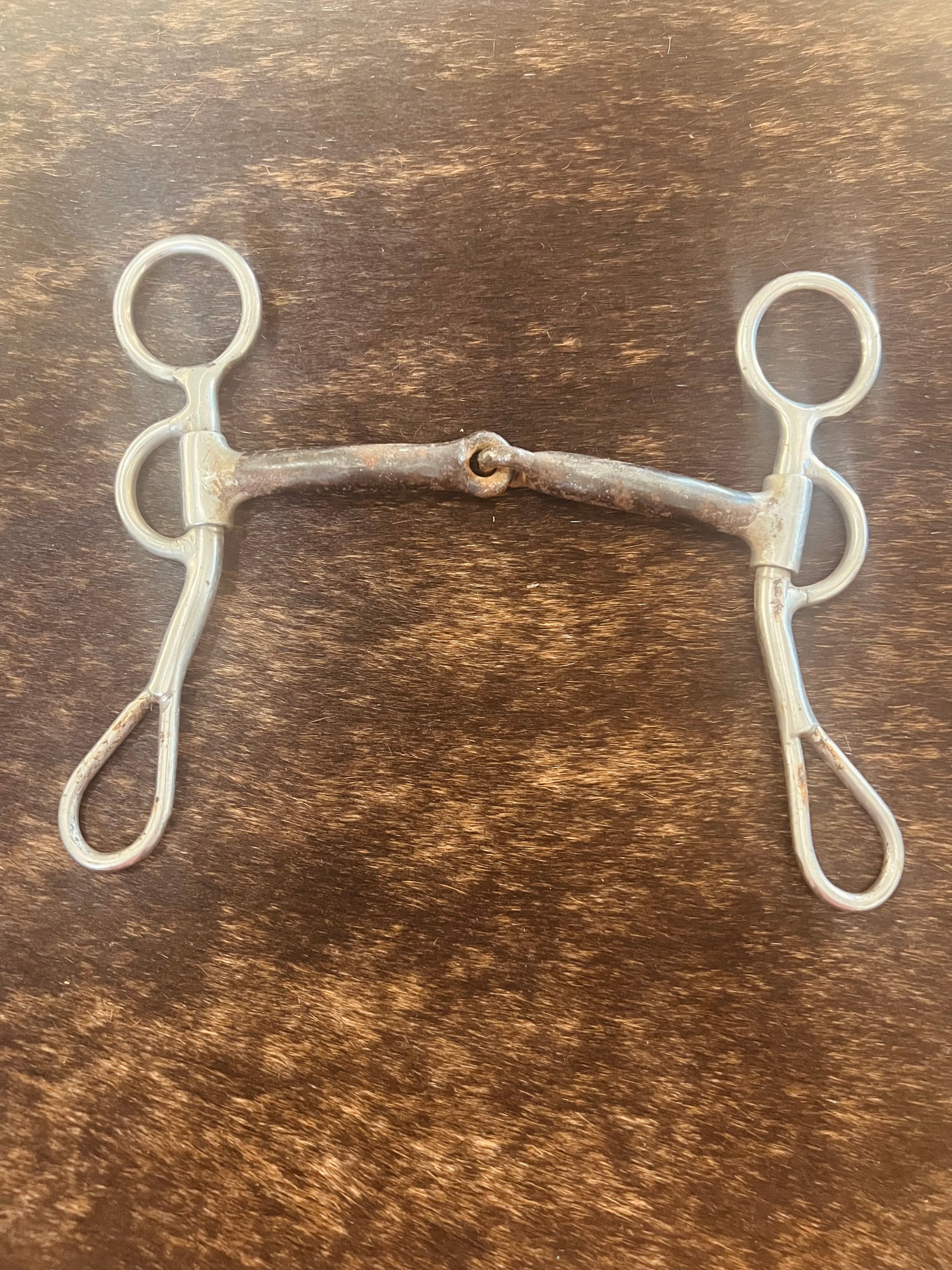 Reinsman 402 Argentine Snaffle Bit with Sweet Iron Mouth