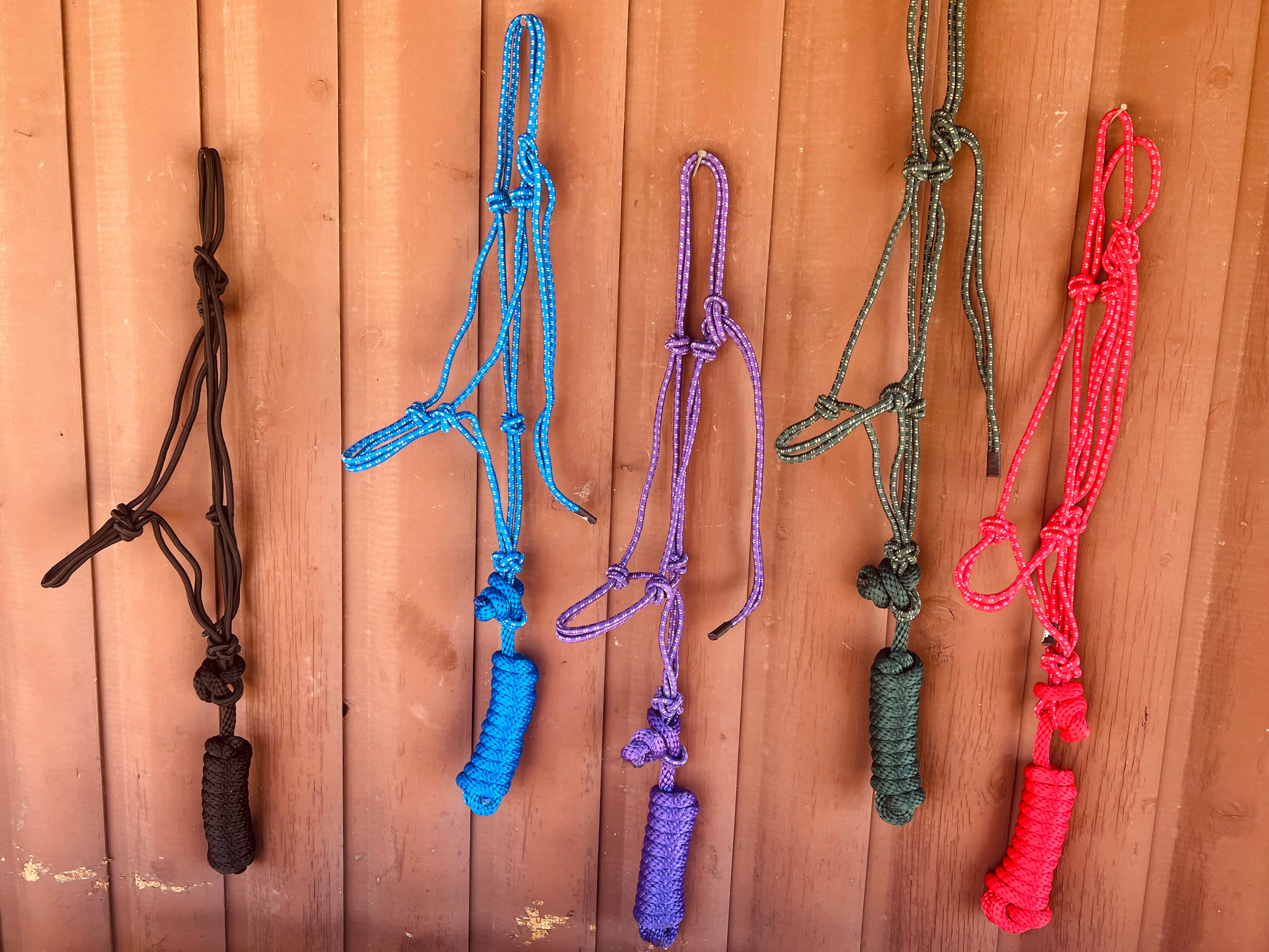 Mustang Rope Halter with Detachable Lead Rope