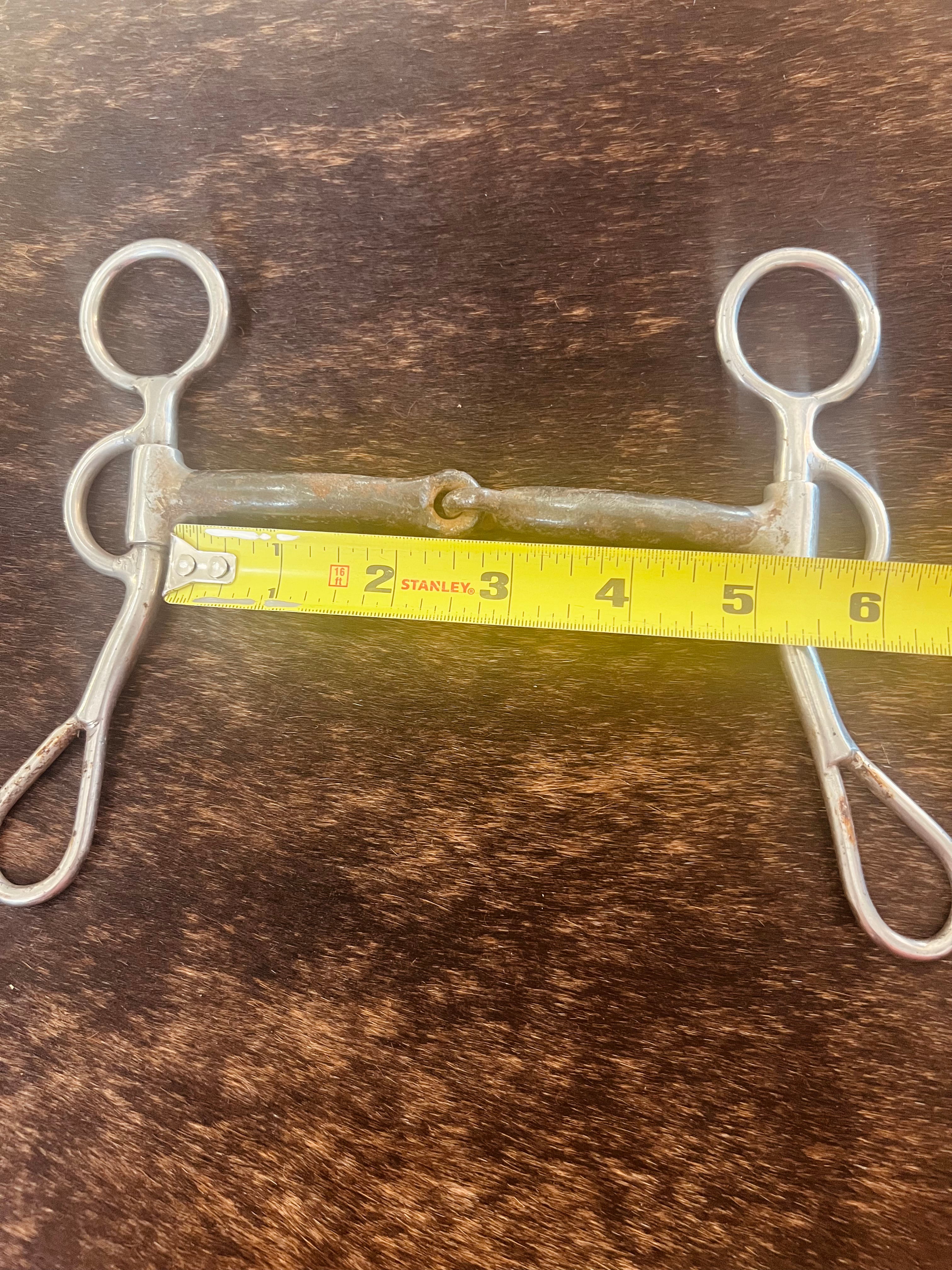 Reinsman 402 Argentine Snaffle Bit with Sweet Iron Mouth