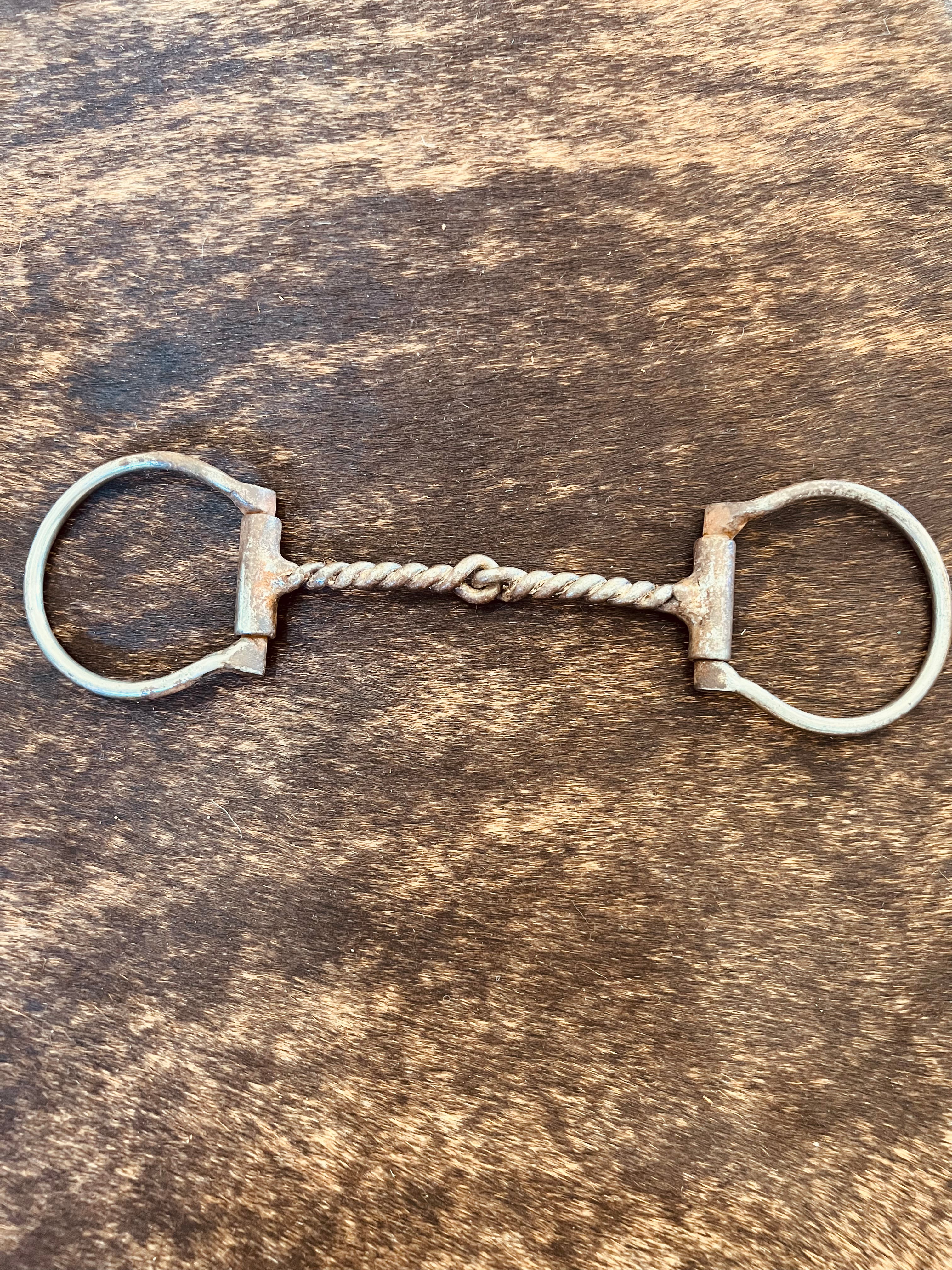 D Ring Twisted Wire Snaffle Bit