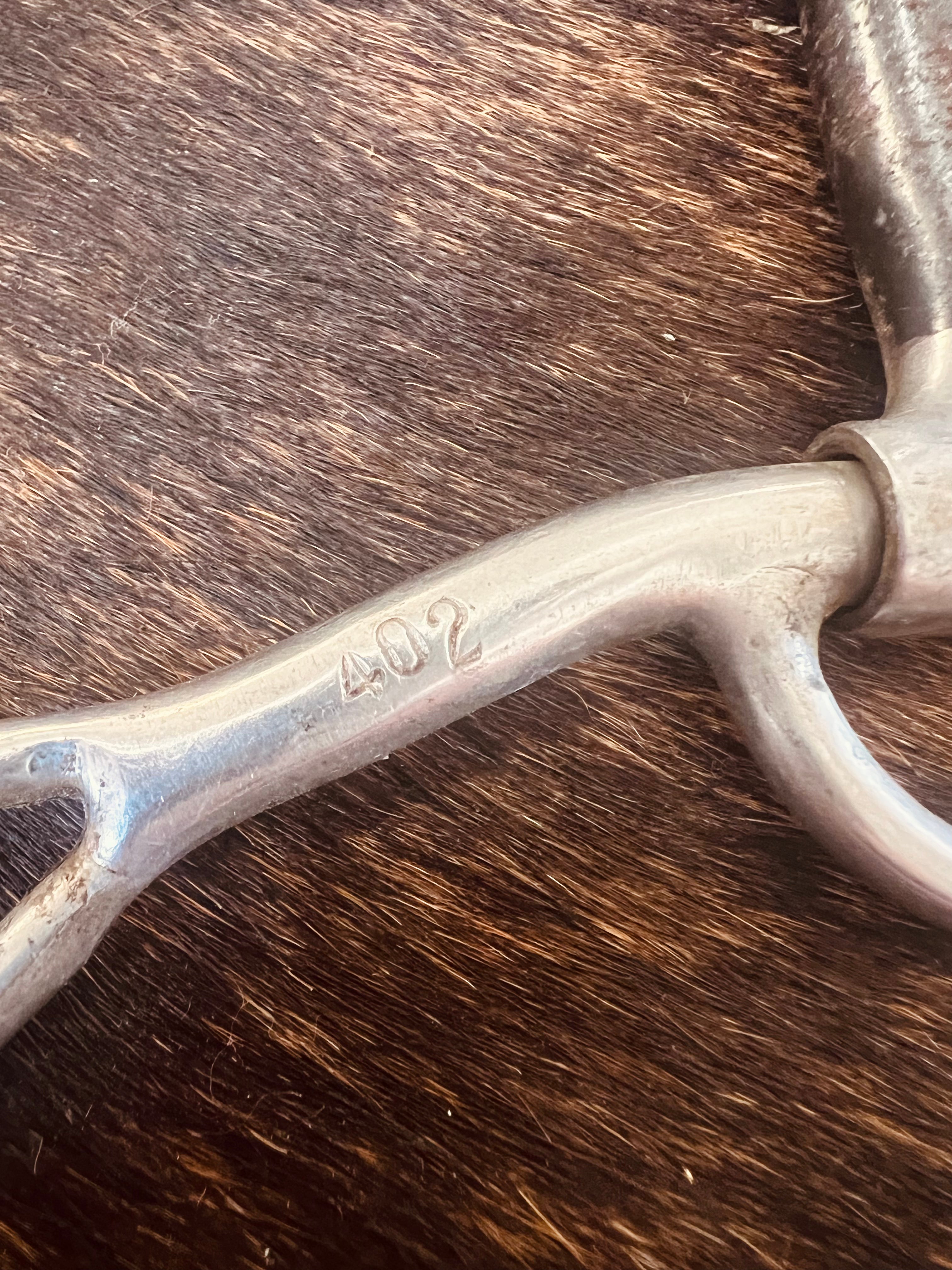 Reinsman 402 Argentine Snaffle Bit with Sweet Iron Mouth