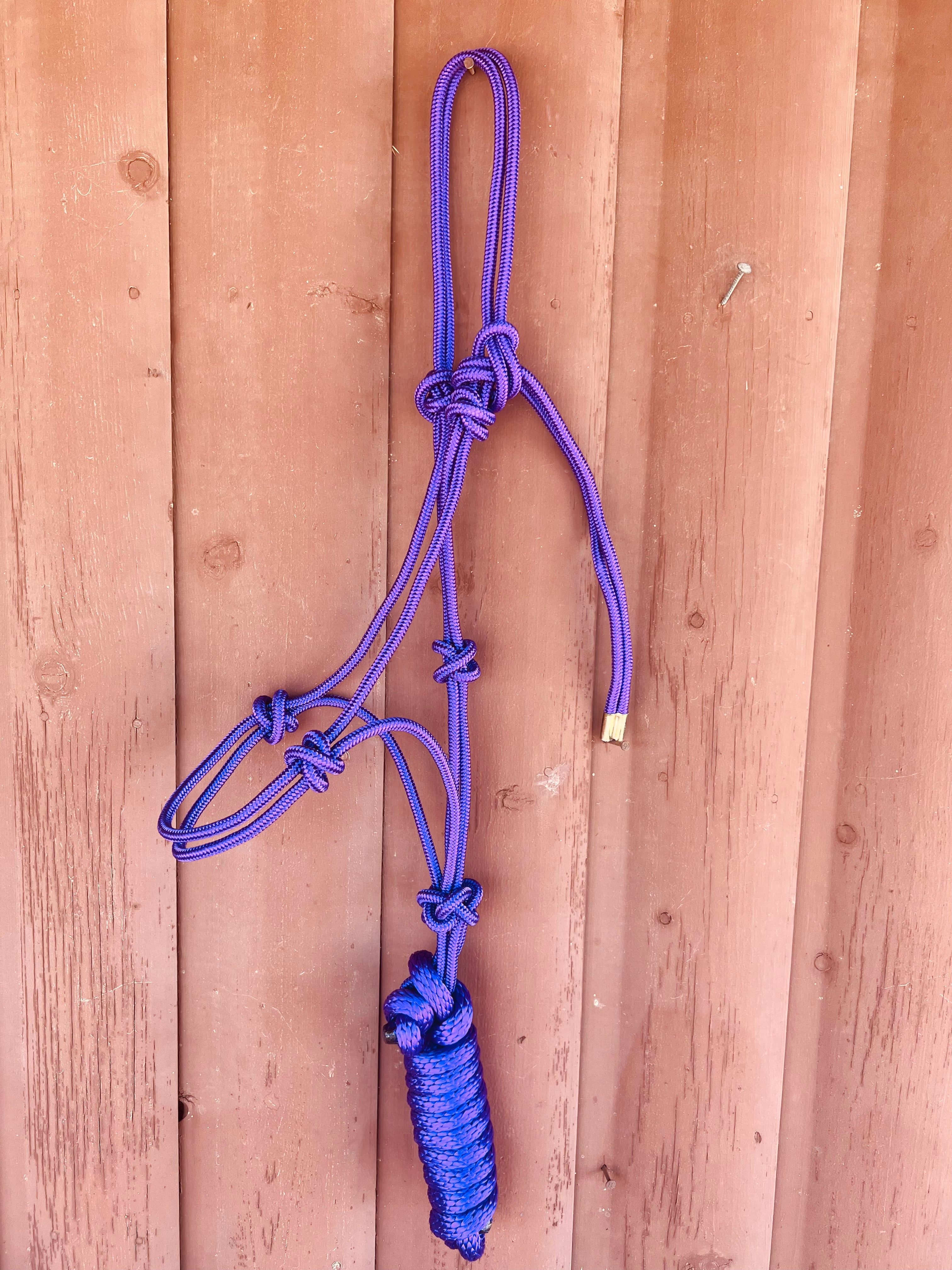 NEW - Rope Halter with Detachable Lead Rope