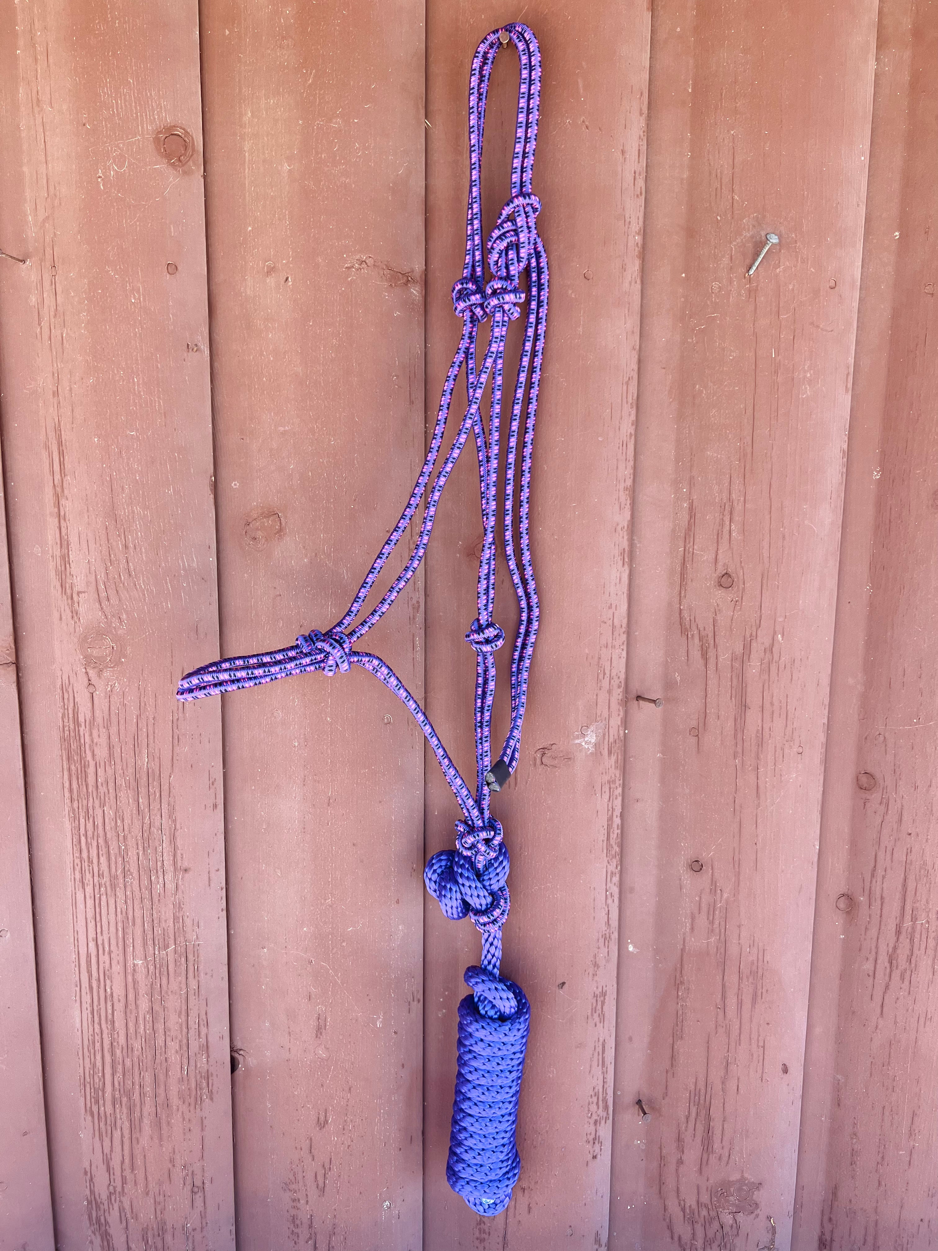 Mustang Rope Halter with Detachable Lead Rope