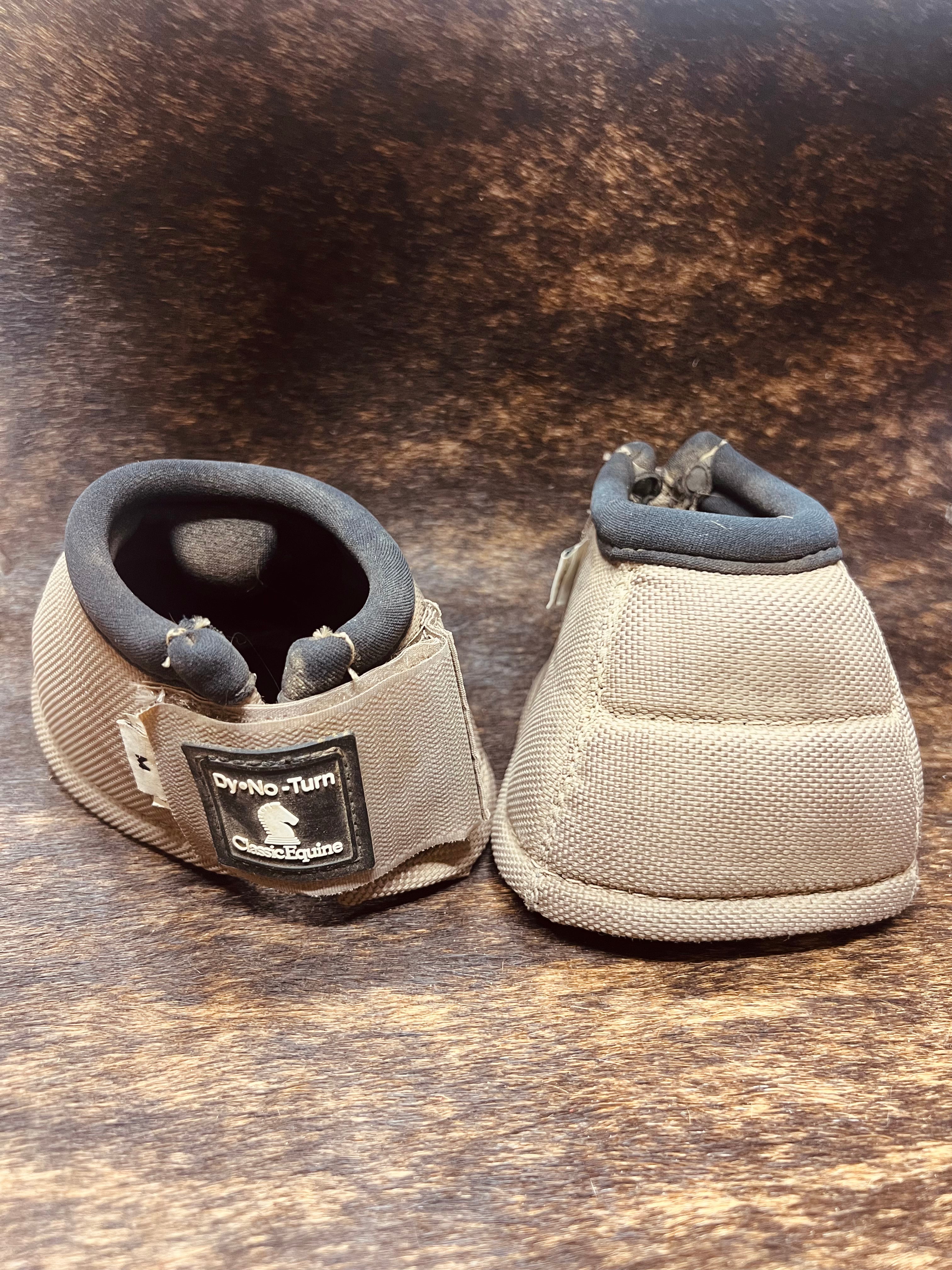 DyNo No Turn Bell Boots by Classic Equine - Size M