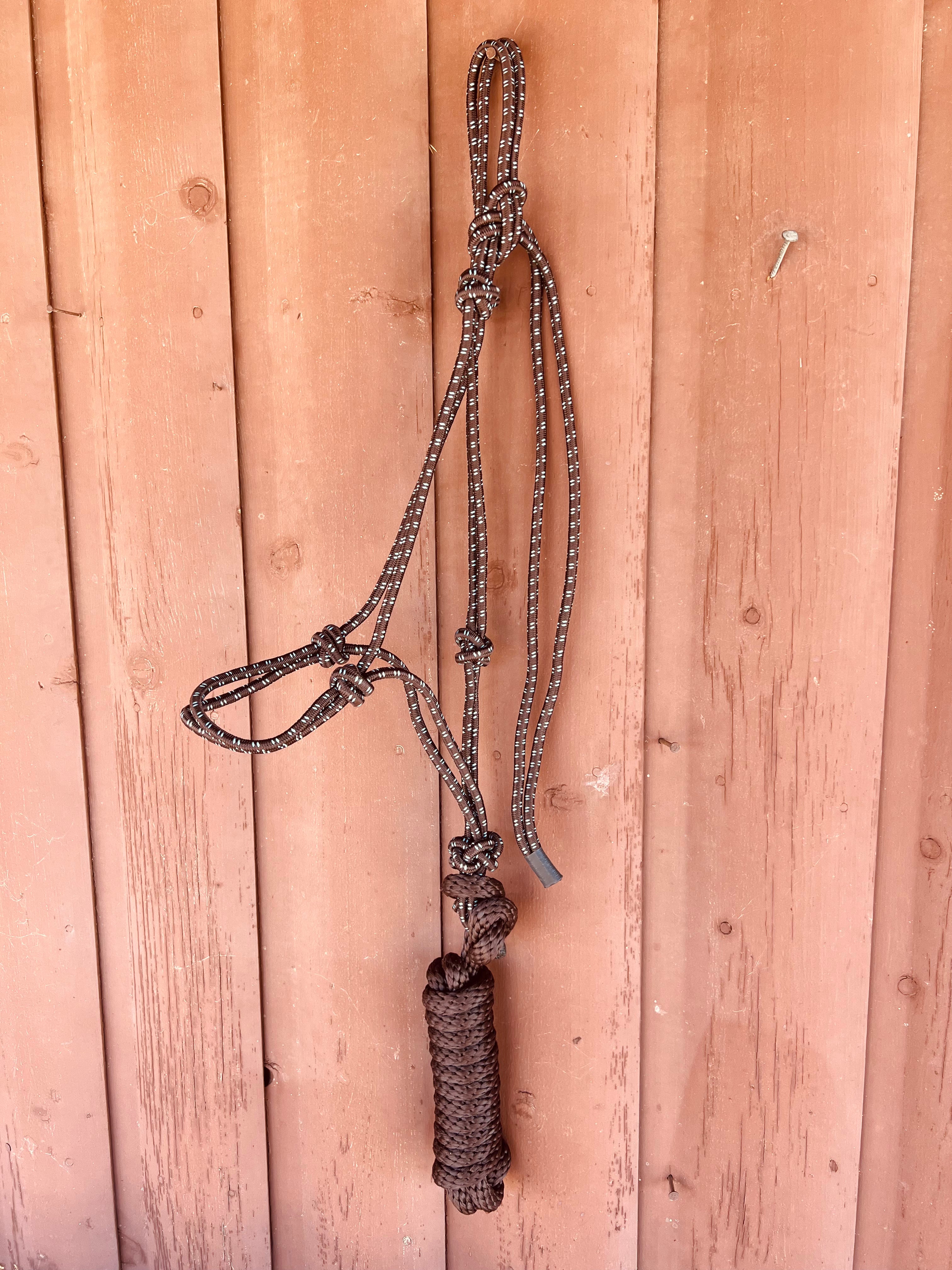 Mustang Rope Halter with Detachable Lead Rope