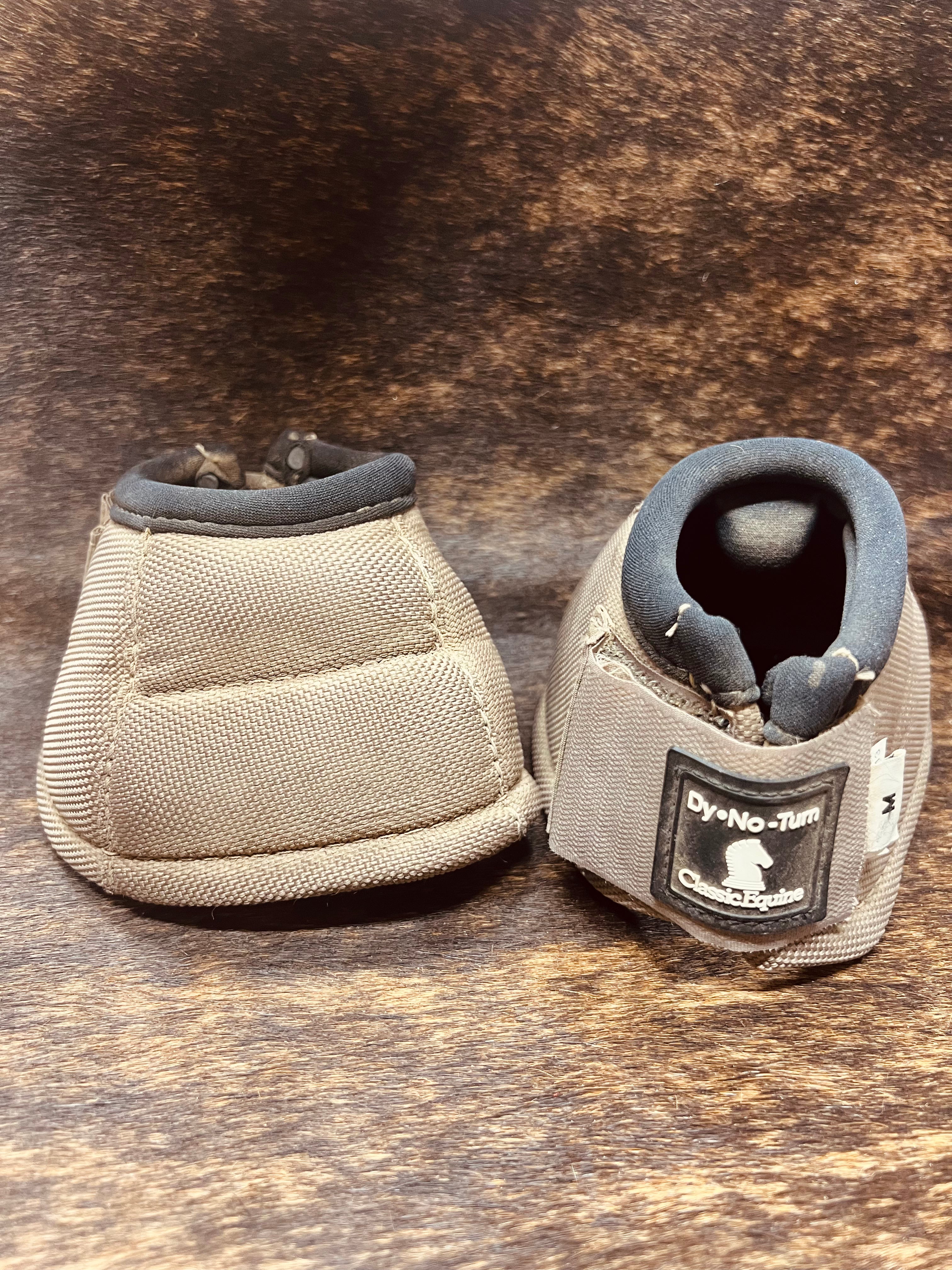 DyNo No Turn Bell Boots by Classic Equine - Size M