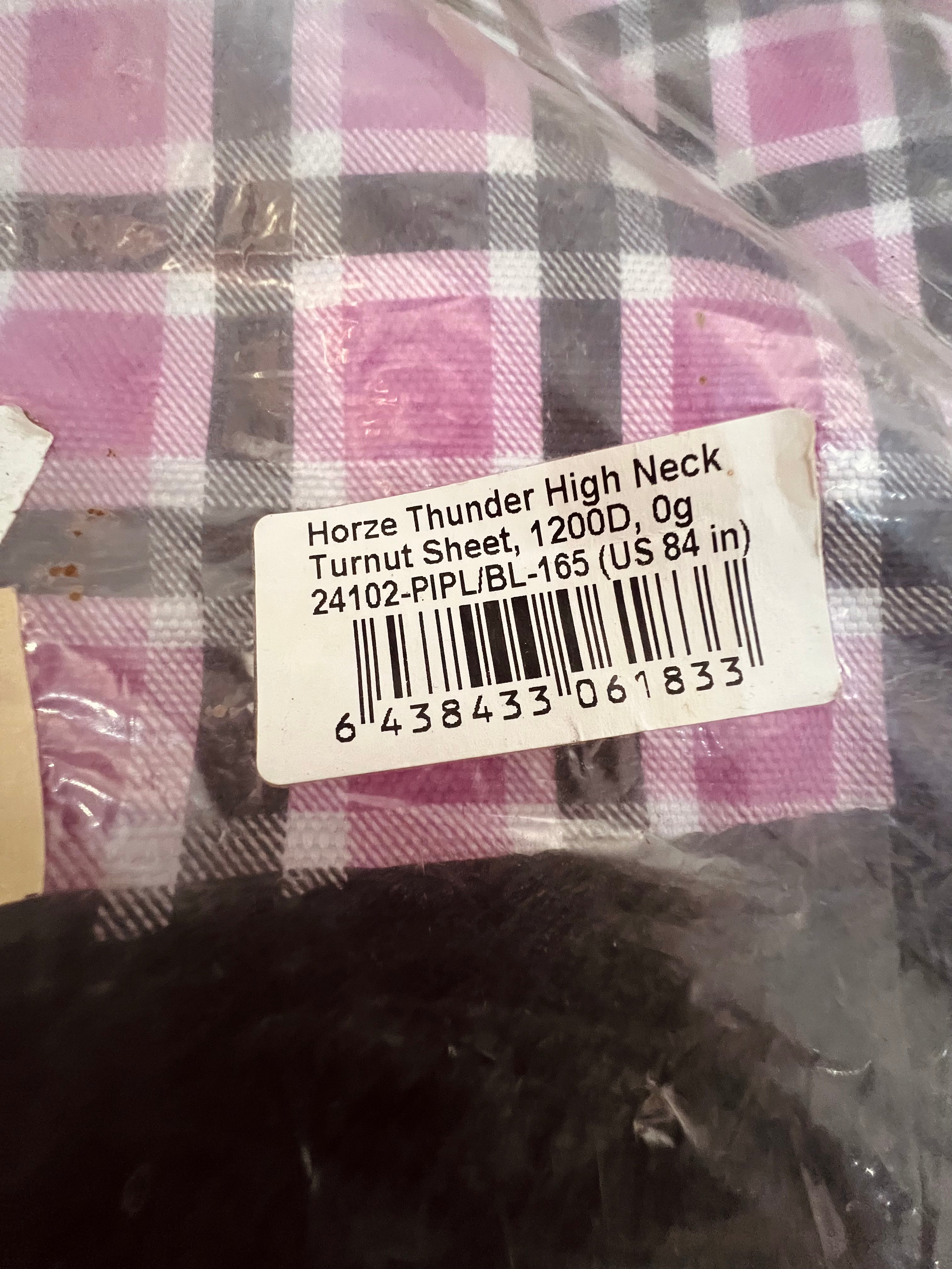 84" Horze Thunder High Neck Turnout Sheet 1200D