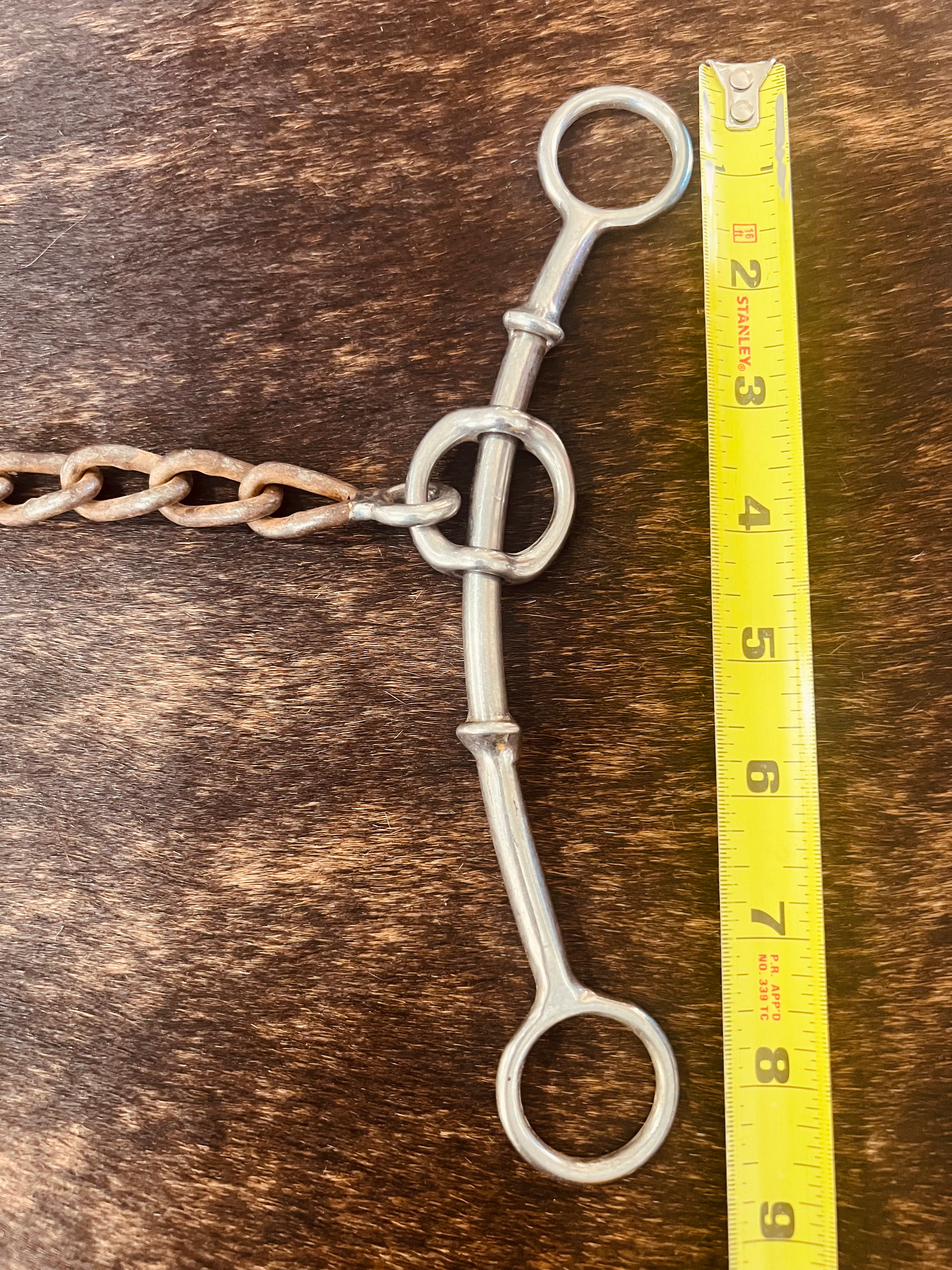 Classic Equine Goosetree Double Gag Long Shank Chain Bit