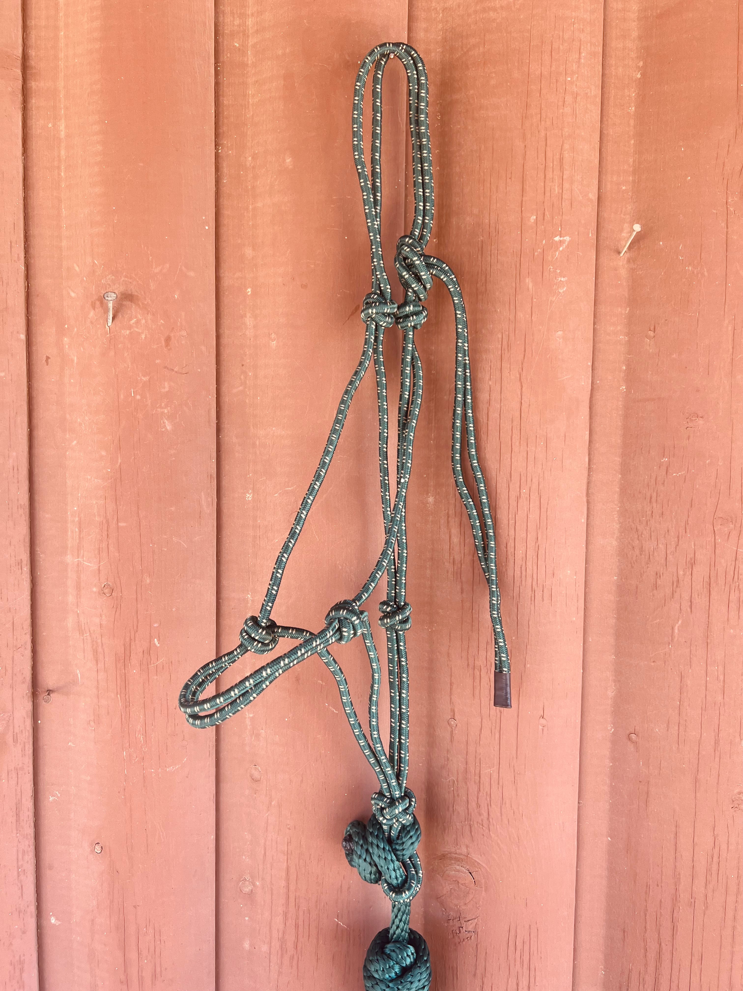 Mustang Rope Halter with Detachable Lead Rope