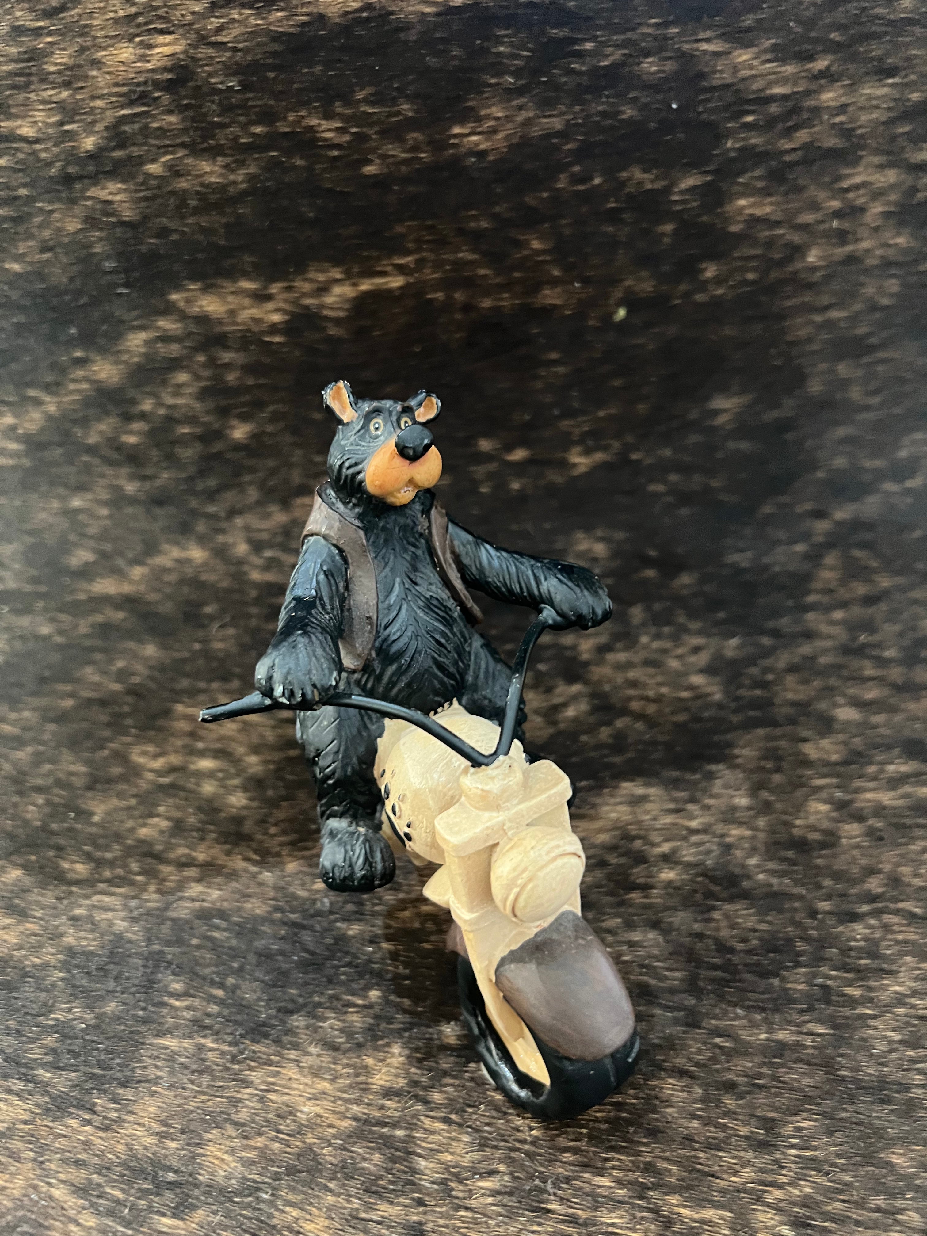 Willie Bear on Motorcycle Figurine