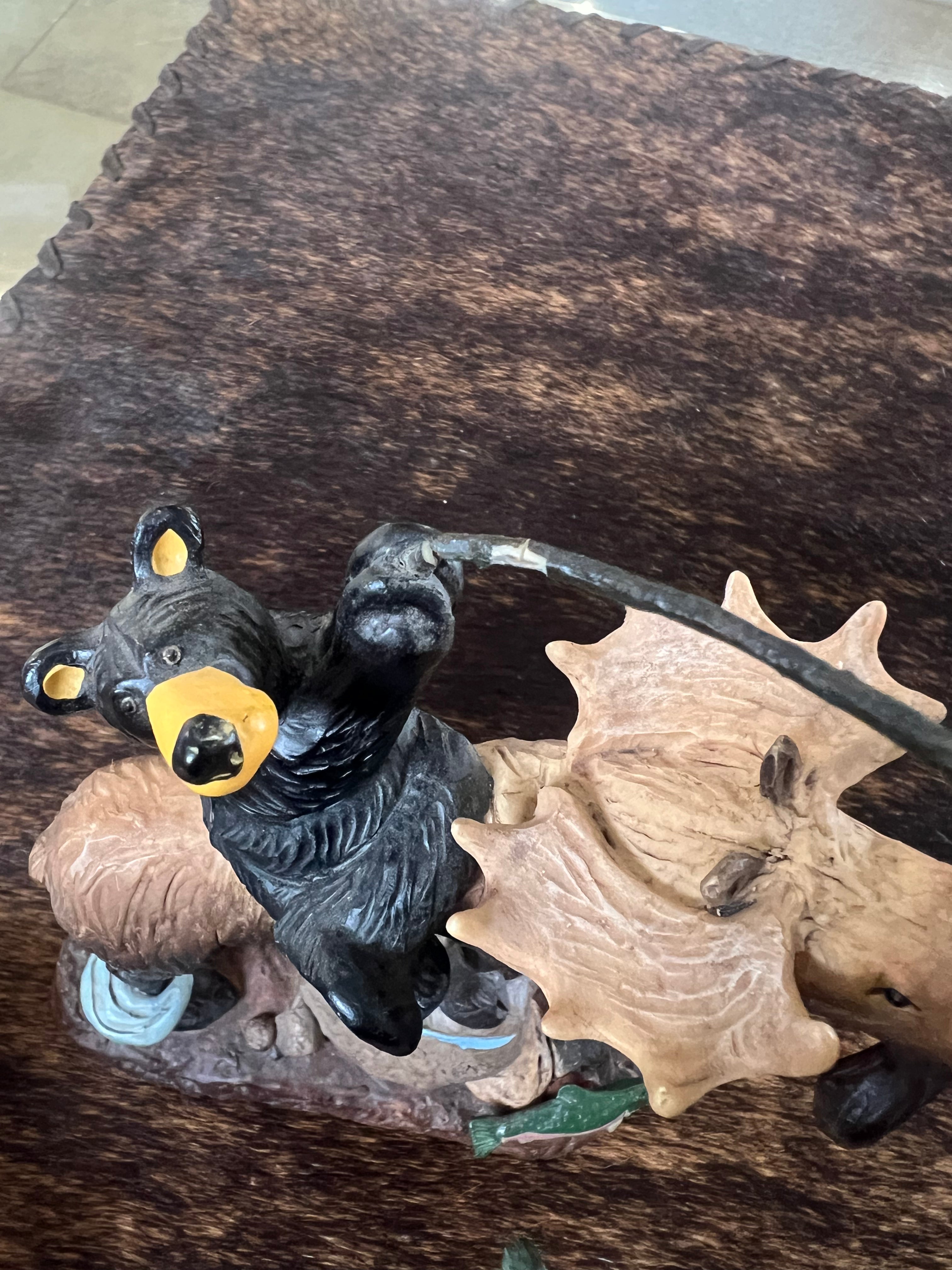 Who Needs Waders Bearfoots Jeff Fleming Bear Figurine