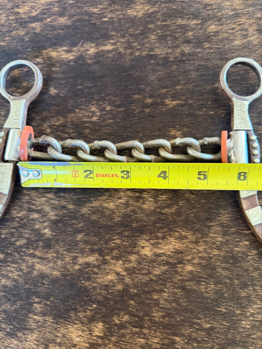 Reinsman Roper Chain Shank Bit    B1258