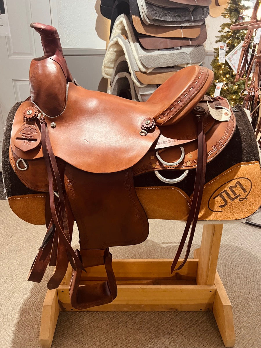 16" Montana Mountain Mountain Horse Mule Saddle and Tack Set