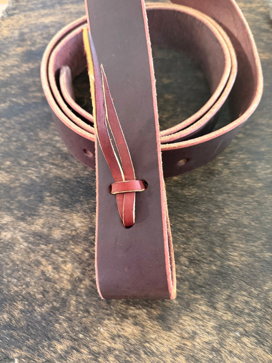 NEW 65" Heavy Oil Harness Leather Latigo       LT1118