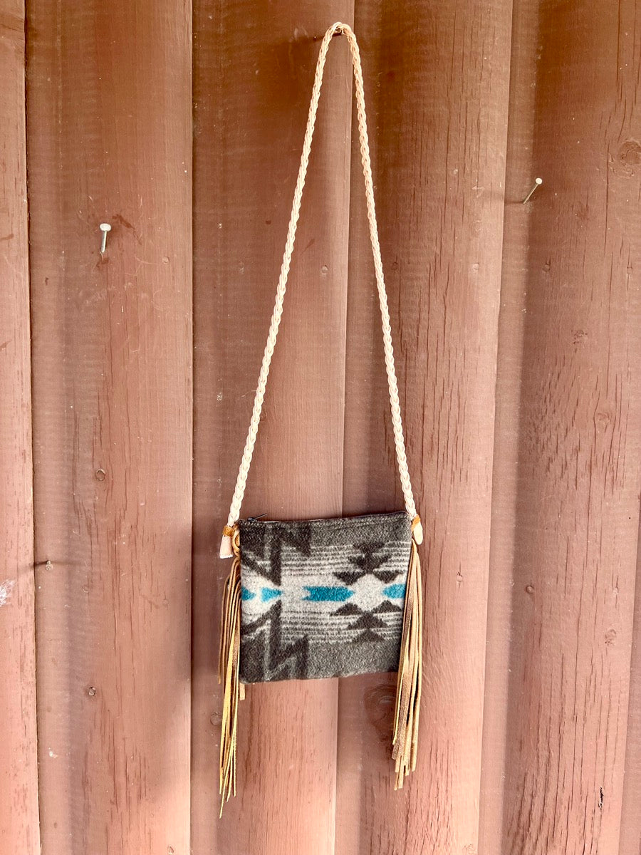 Cowhide Fringe Handbag