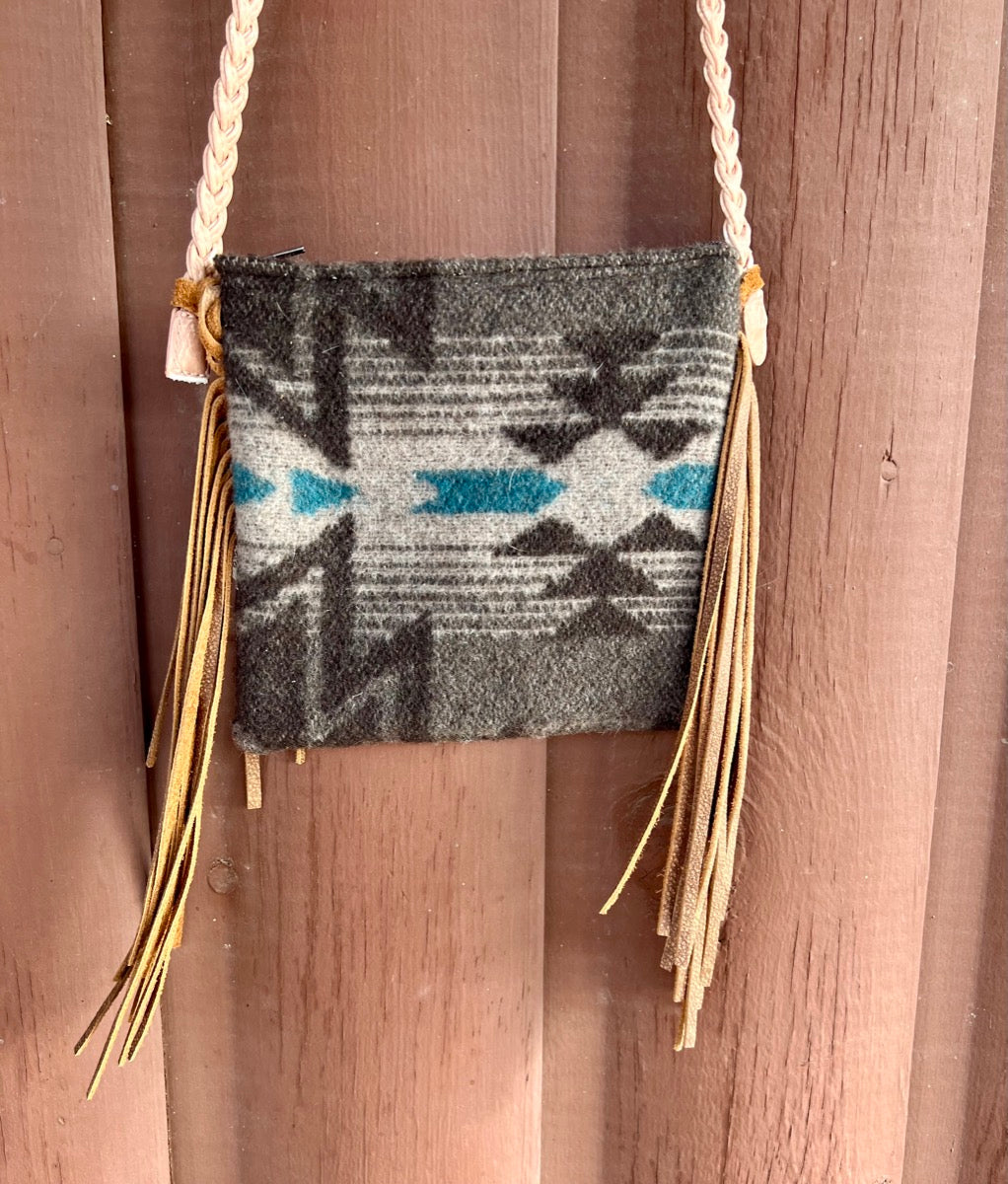 Cowhide Fringe Handbag