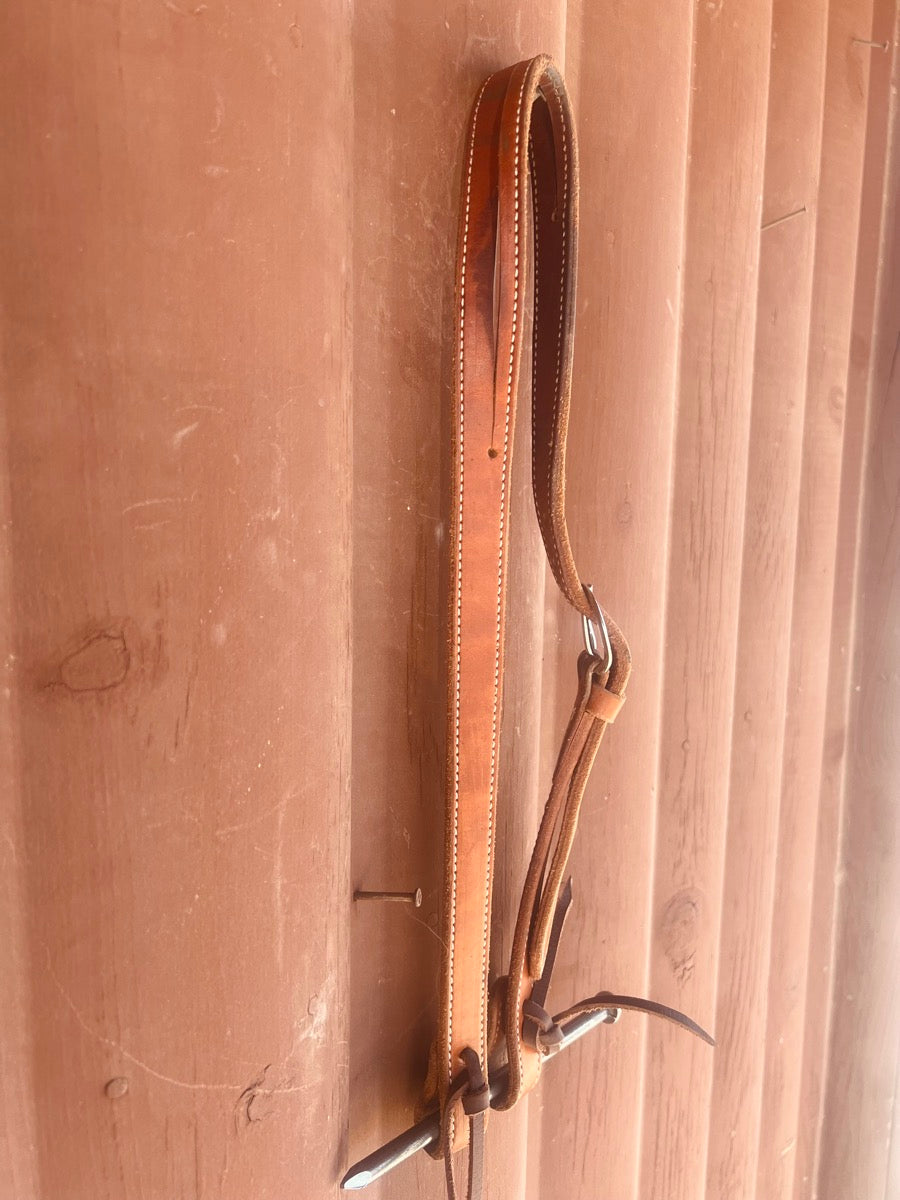 Split Ear Leather Belt Style Headstall