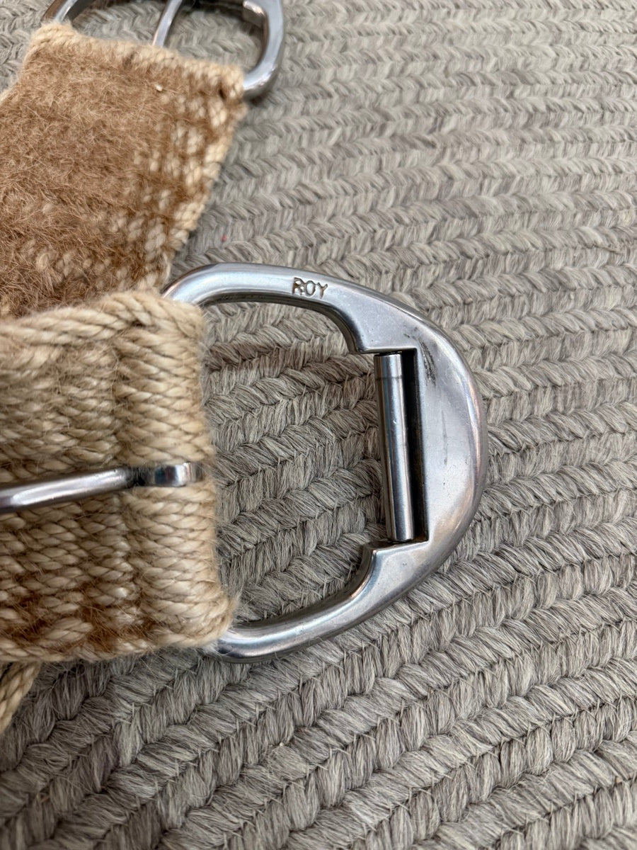 30" Mohair Cinch with Roy Robinson & Tristan Mahoney Buckles     CN1148