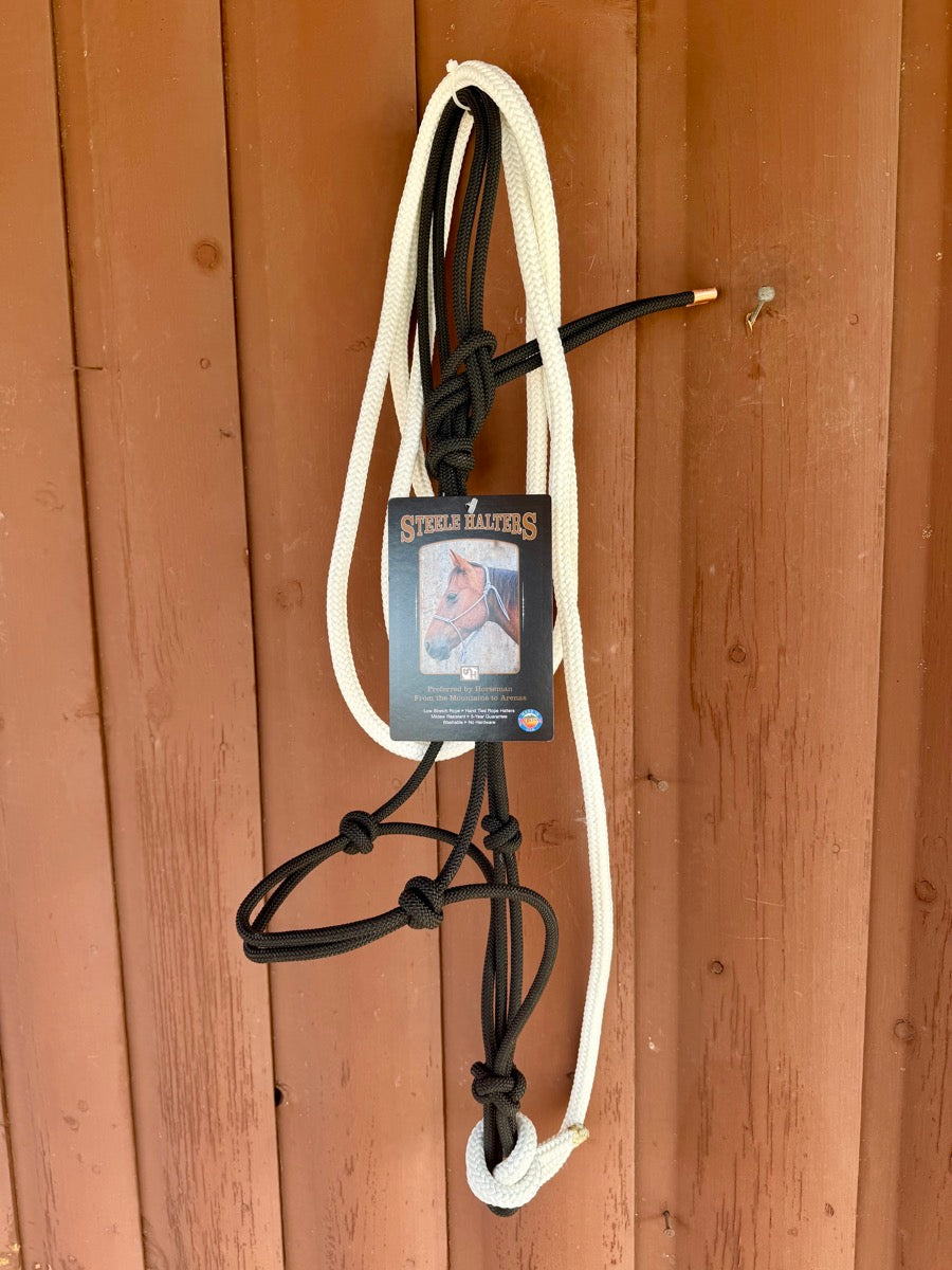 NEW Steele Halter with 12 ft Lead Rope     SH1112