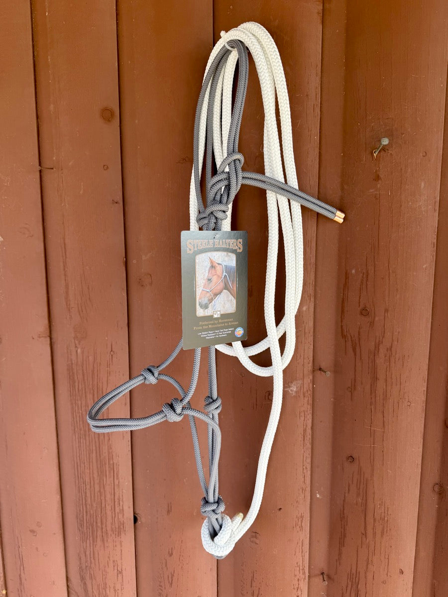 NEW Steele Halter with 12 ft Lead Rope     SH1112