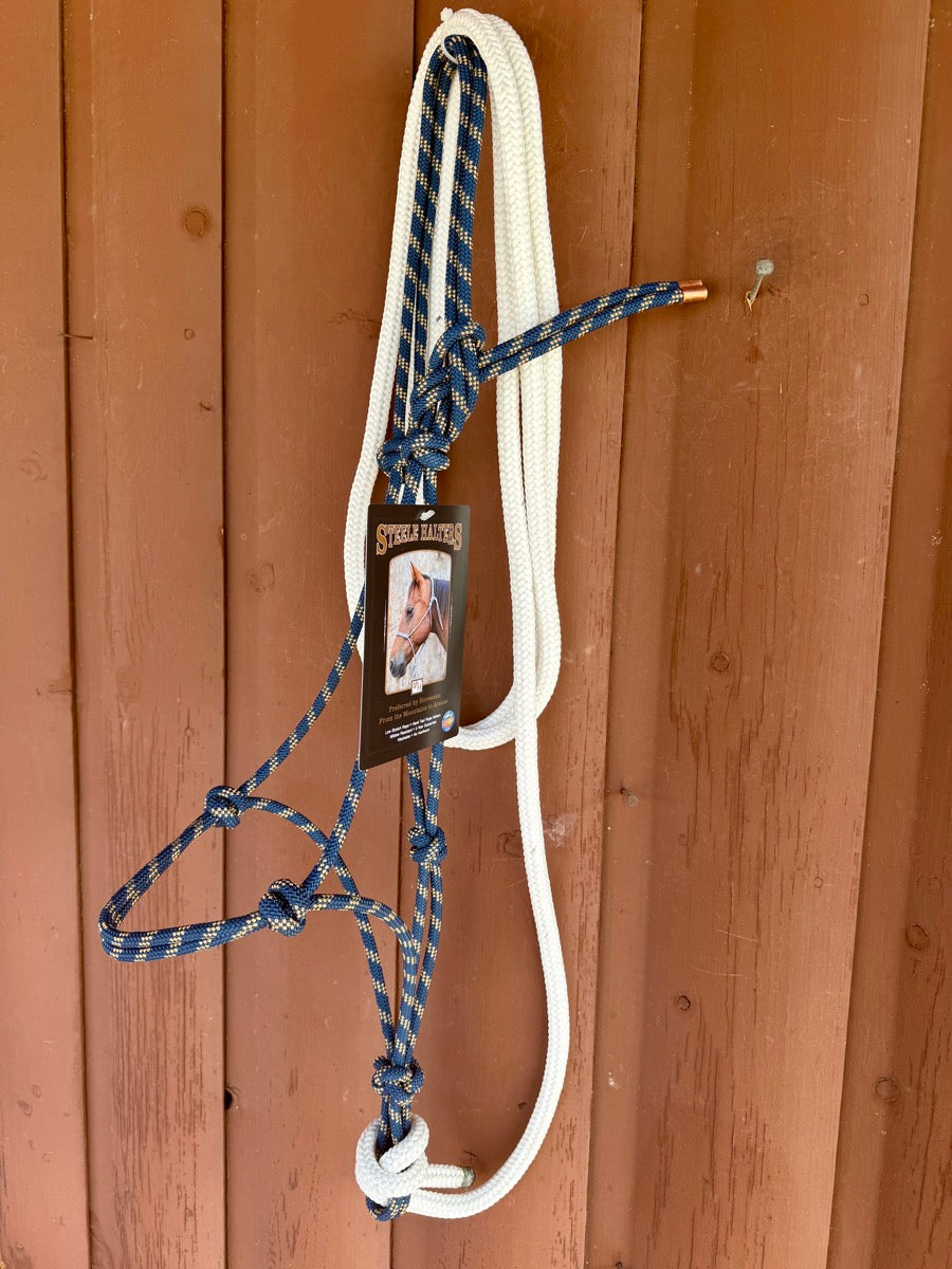 NEW Steele Halter with 12 ft Lead Rope     SH1112