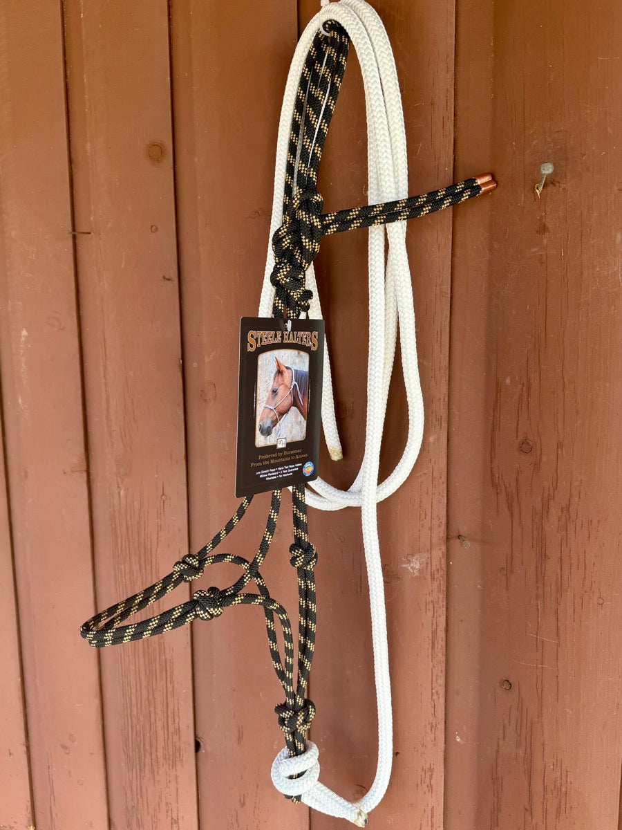 NEW Steele Halter with 12 ft Lead Rope     SH1112
