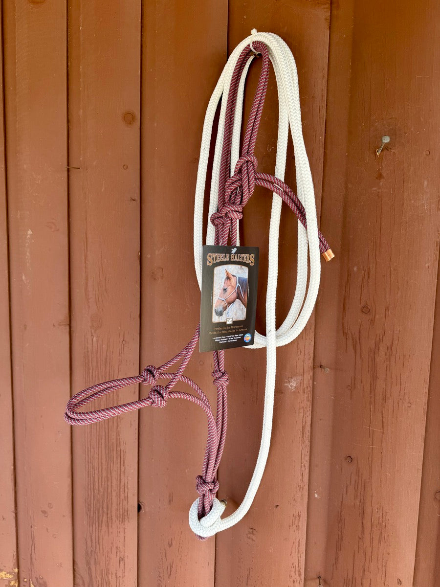 NEW Steele Halter with 12 ft Lead Rope     SH1112