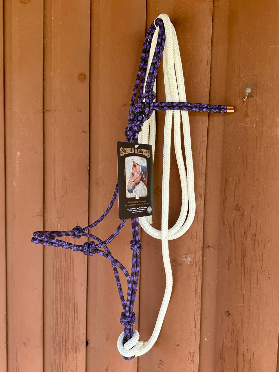 NEW Steele Halter with 12 ft Lead Rope     SH1112
