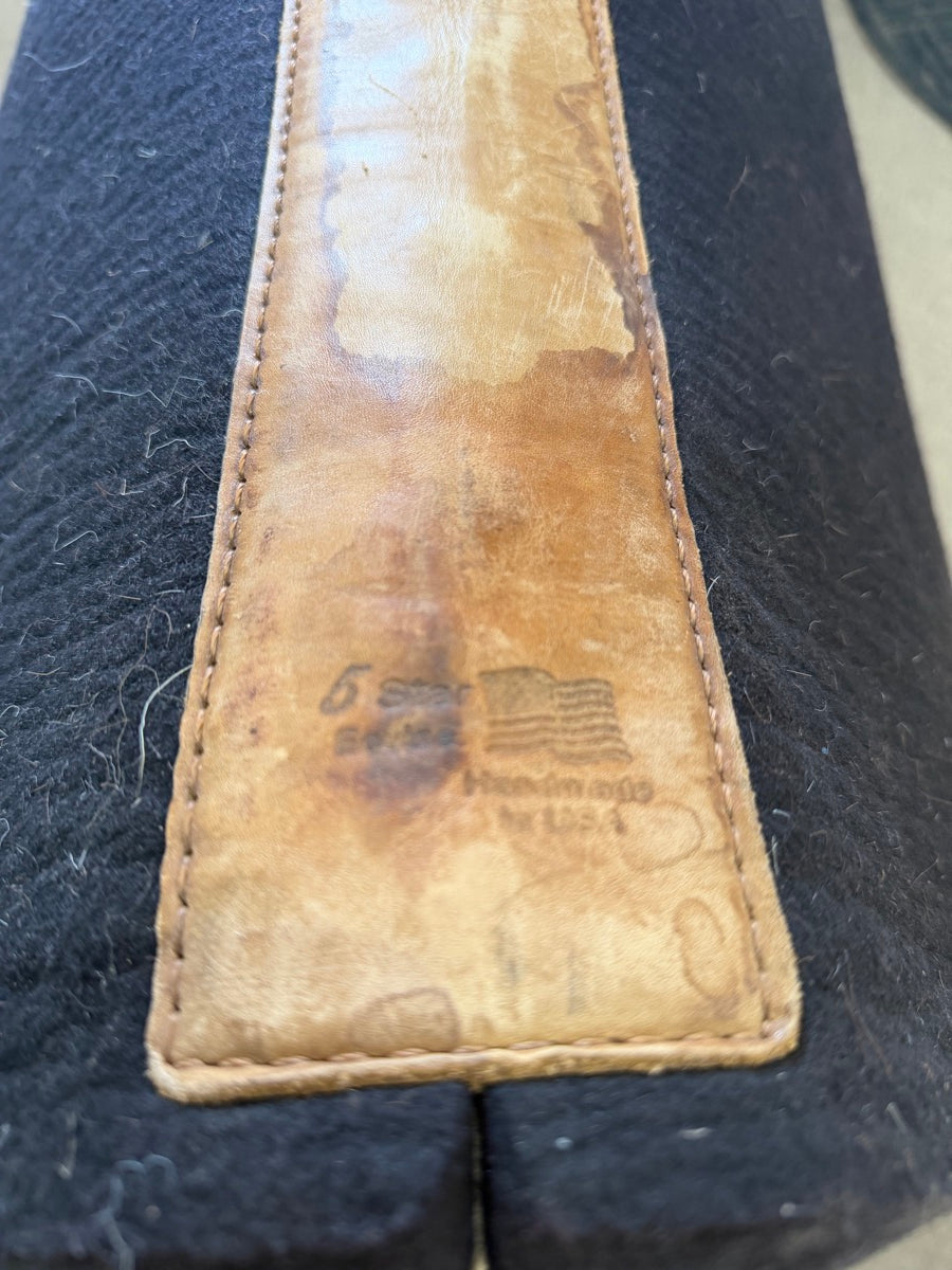 5 Star Barrel Racer Saddle Pad   30 in x 28 in x 7/8 in   SP1151