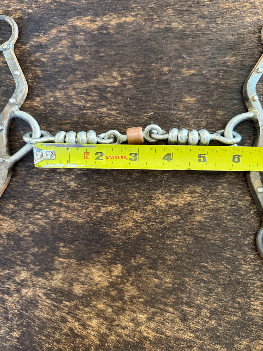 KLU Lifter 3pc Beaded Mouth with Cricket Horse Bit     B1269