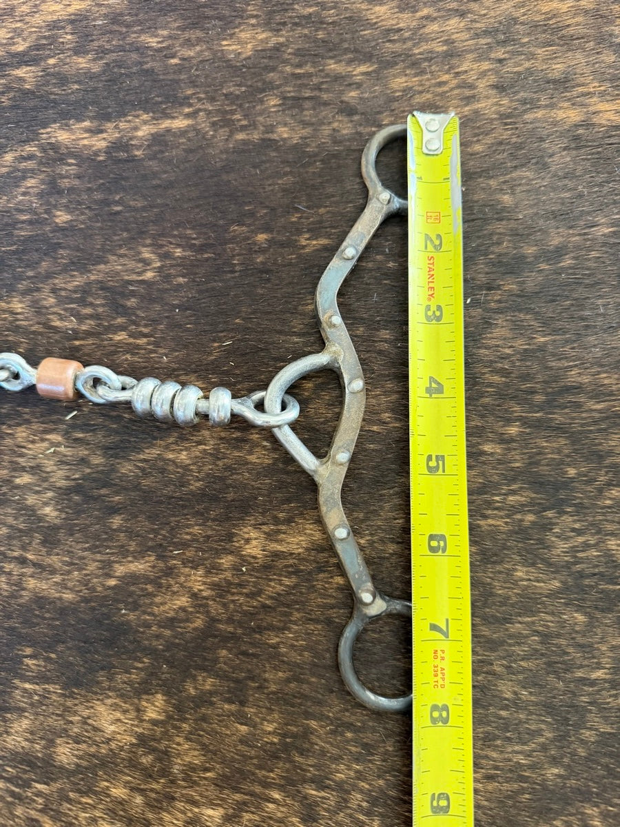 KLU Lifter 3pc Beaded Mouth with Cricket Horse Bit     B1269