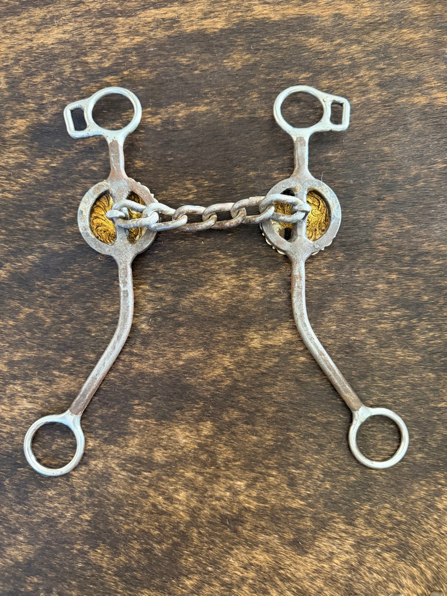 Reinsman Molly Powell Solid Run Long Shank Bit     B1272