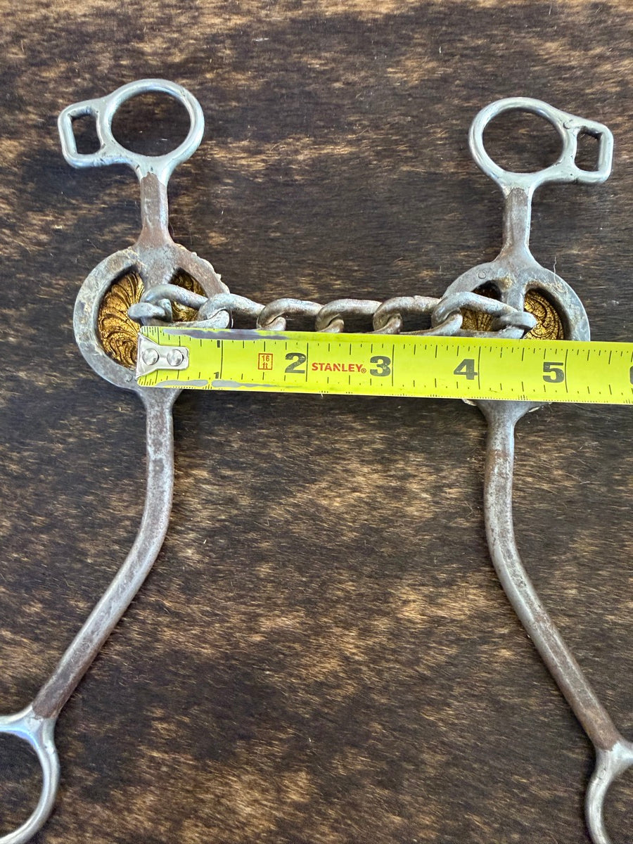 Reinsman Molly Powell Solid Run Long Shank Bit     B1272