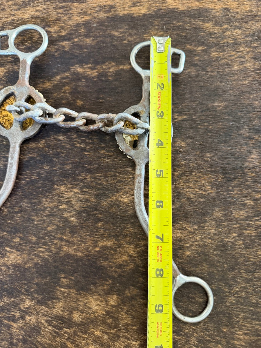 Reinsman Molly Powell Solid Run Long Shank Bit     B1272