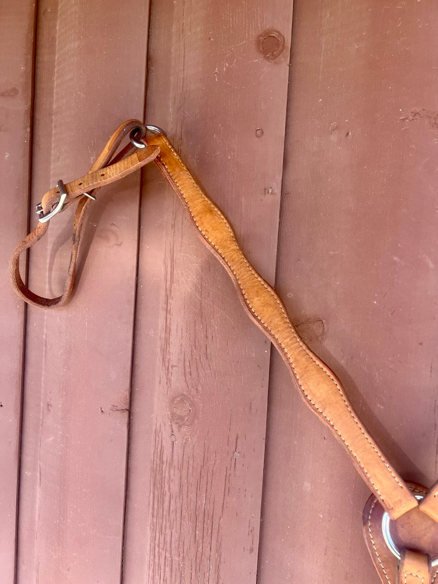 Scalloped Leather Western Breast Collar