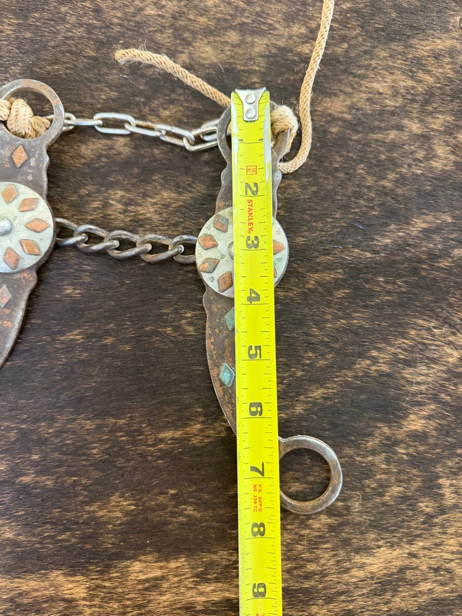 Medium Shank Chain Bit with Copper Accents     B1273