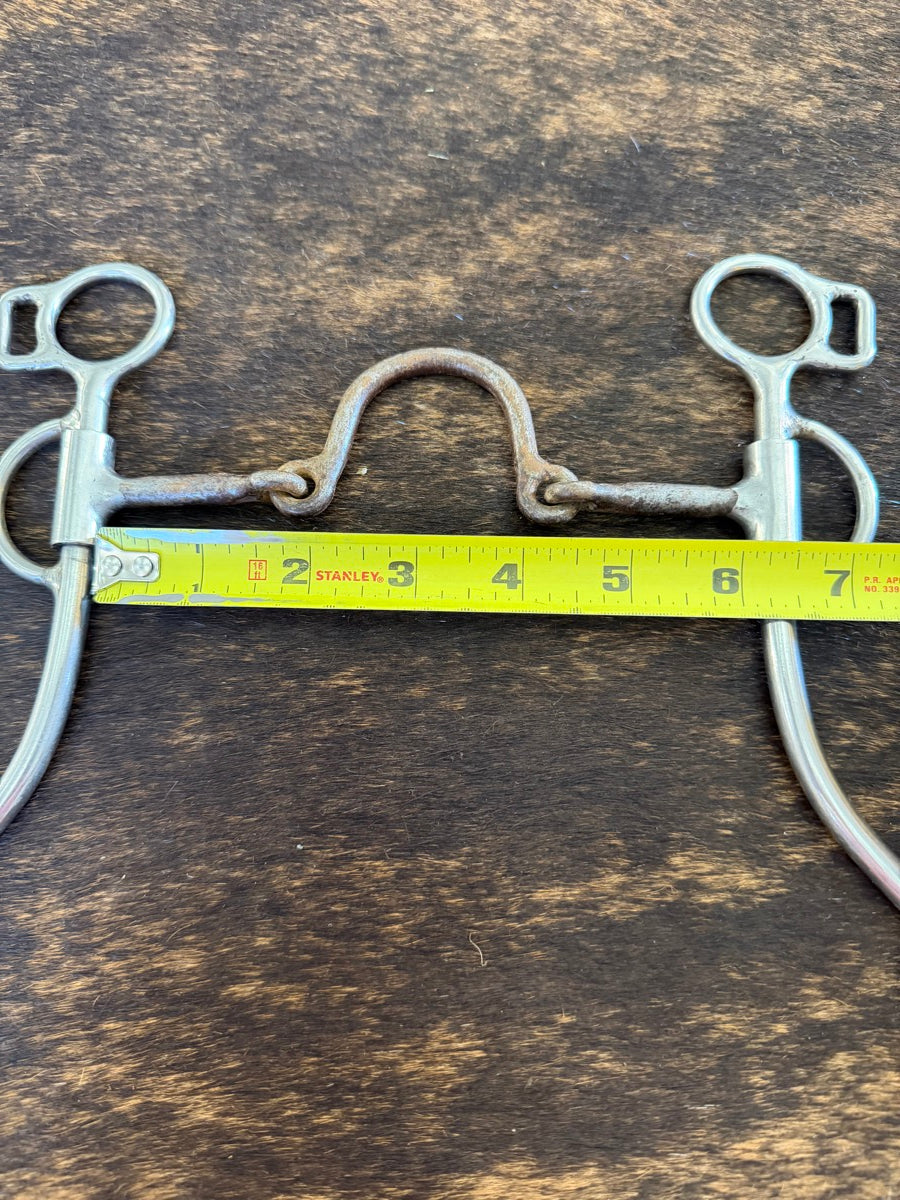 Reinsman 510 Molly Powell Rate and Turn Sweet Iron Broken Port Bit      B1279