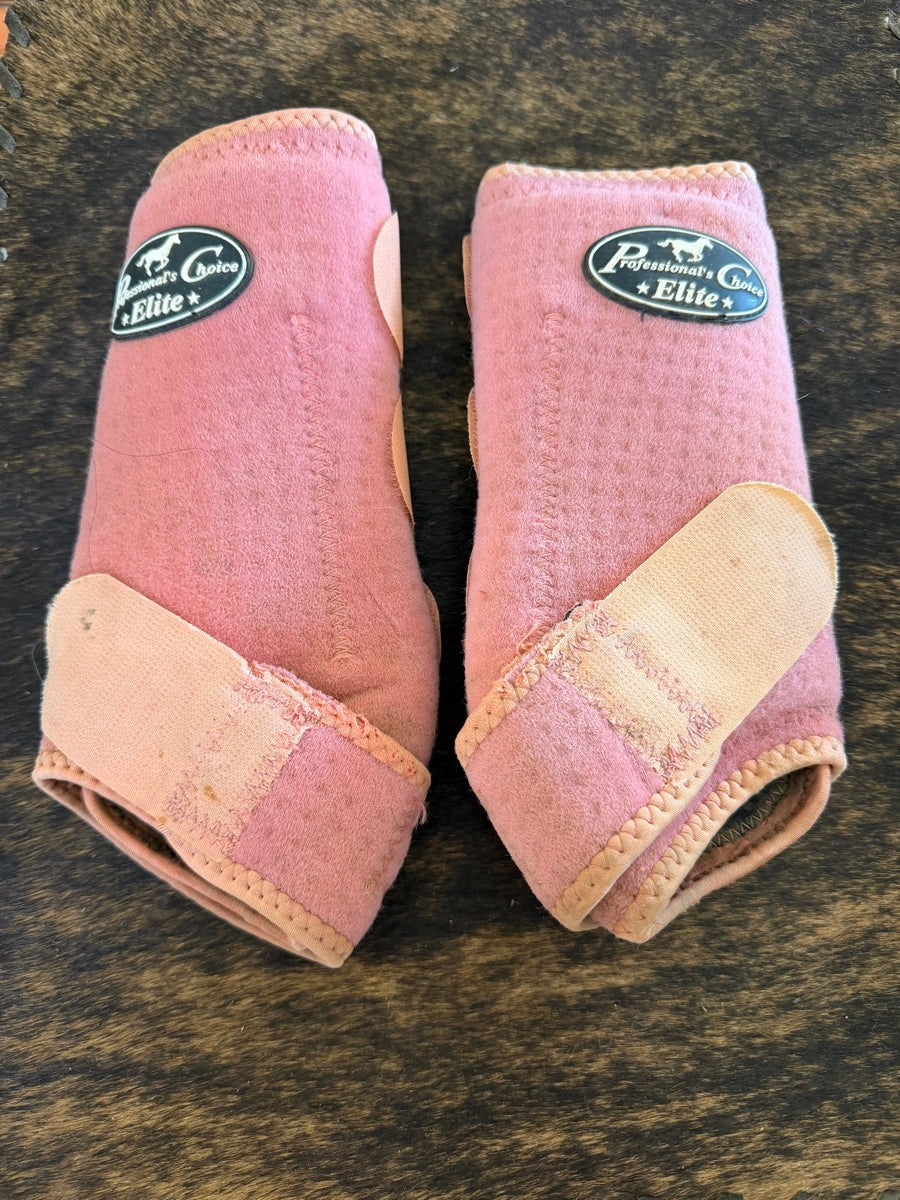 Pink Professionals Choice Elite VenTech SMB 2 Pack Protective Front Splint Boots    HBT1124
