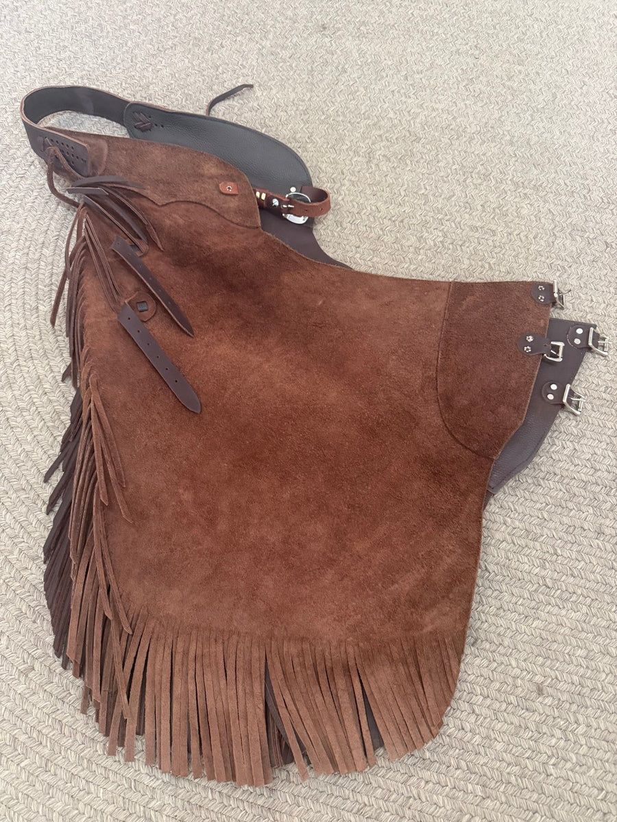 Western Leather Fringe Chinks     CH1126