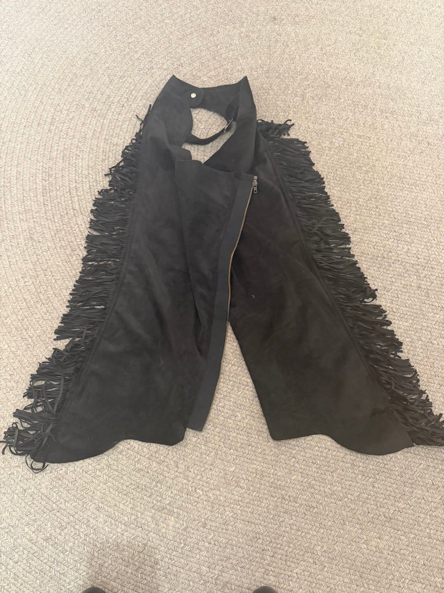 Royal Highness Suede Full Length Youth Riding Chaps     CH1127