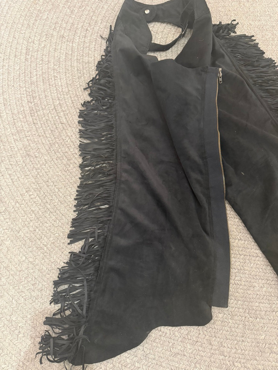 Royal Highness Suede Full Length Youth Riding Chaps     CH1127