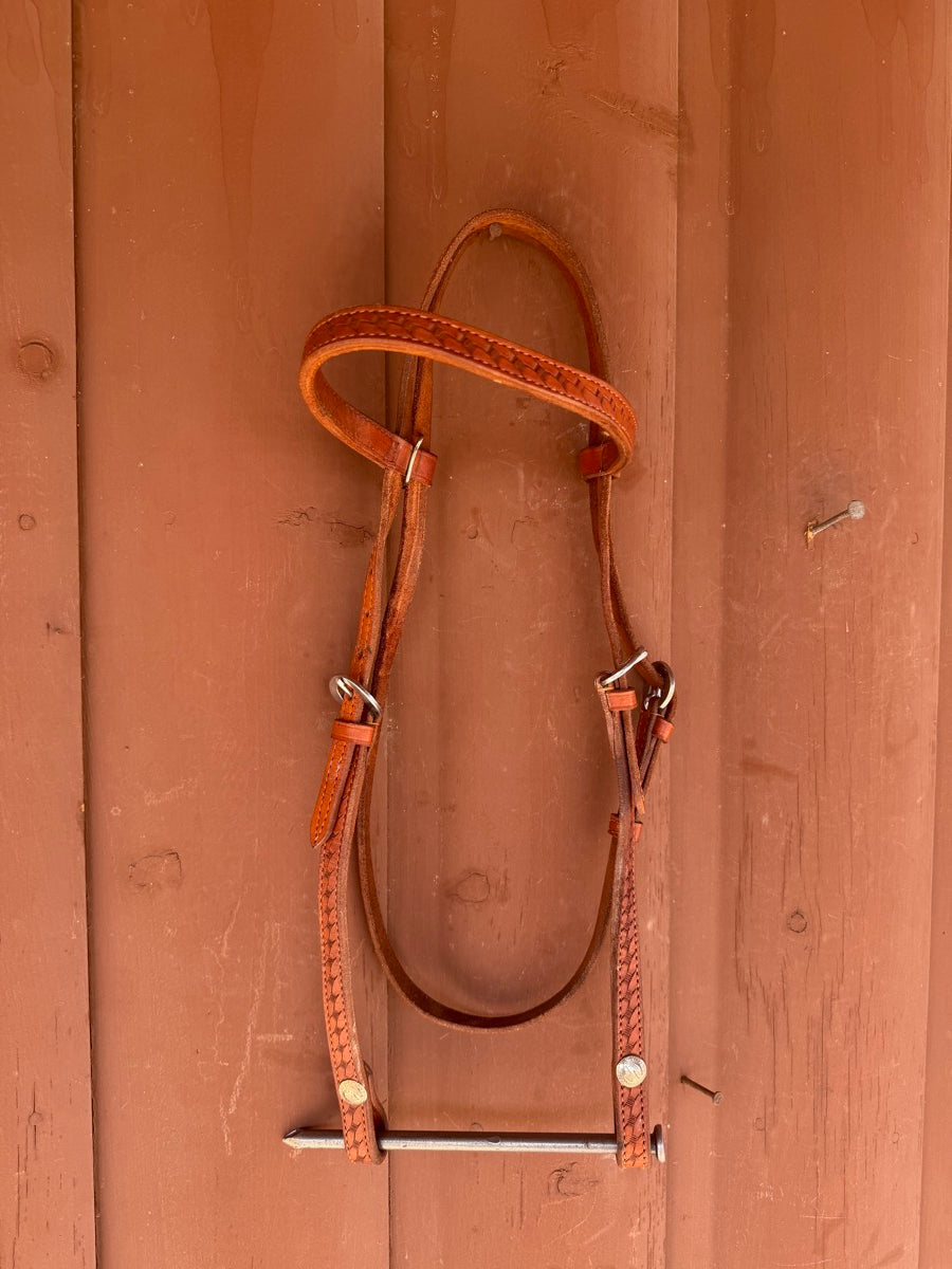 Leather Browband Headstall     HS1206