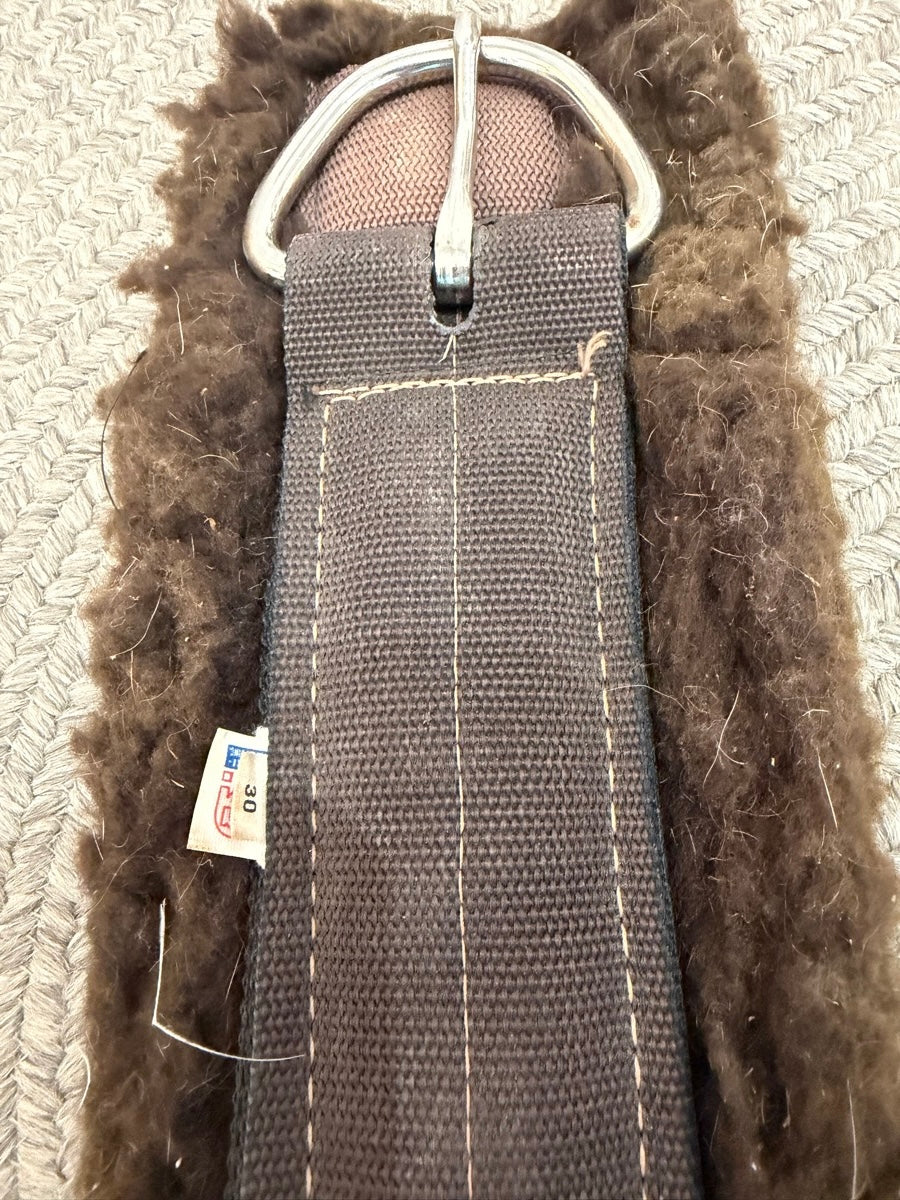30" Brown Fleece Front Cinch      CN1159