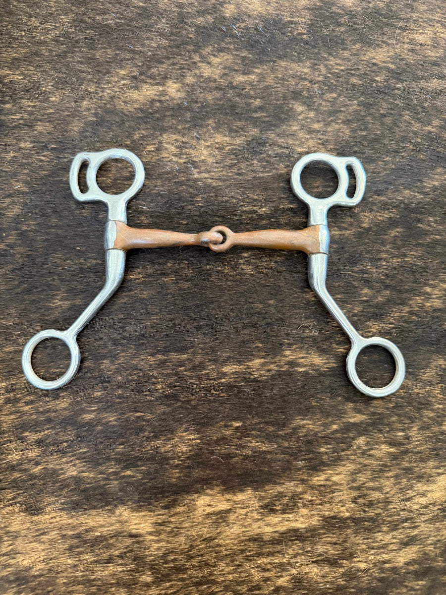 3.5 inch Tom Thumb Copper Mouth Miniature Horse Bit     B1298