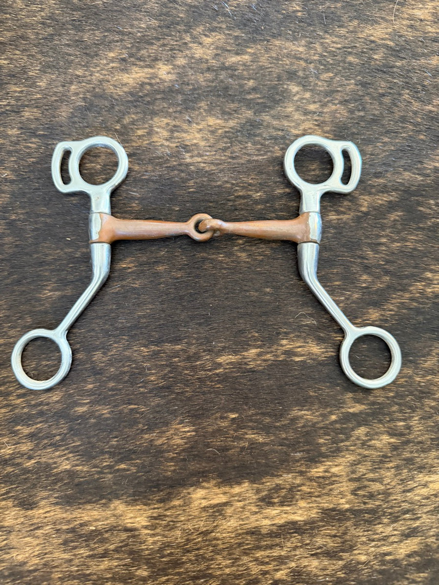 3.5 inch Tom Thumb Copper Mouth Miniature Horse Bit     B1298