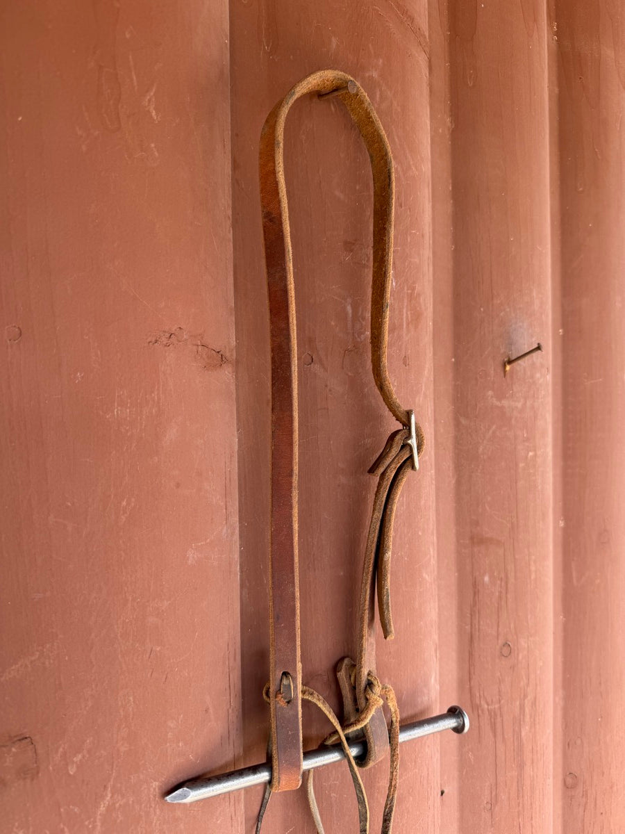 No Ear Leather Pony Headstall     HS1209