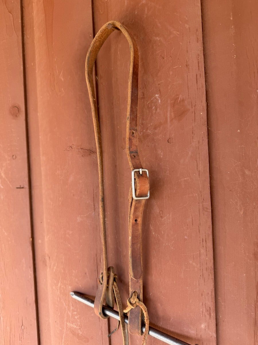 No Ear Leather Pony Headstall     HS1209