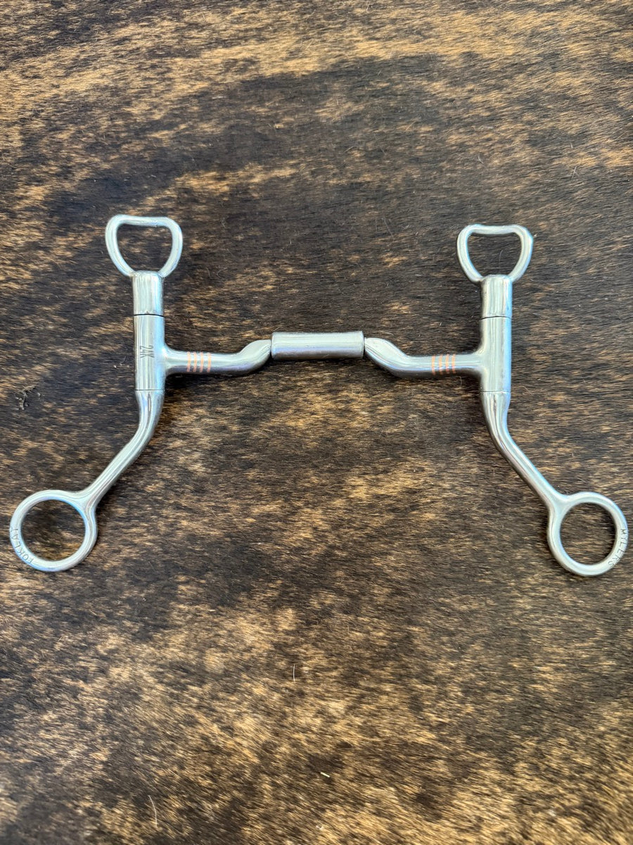 Myler Level 2 Low Port Comfort Sweet Iron Snaffle Horse Bit   B1288