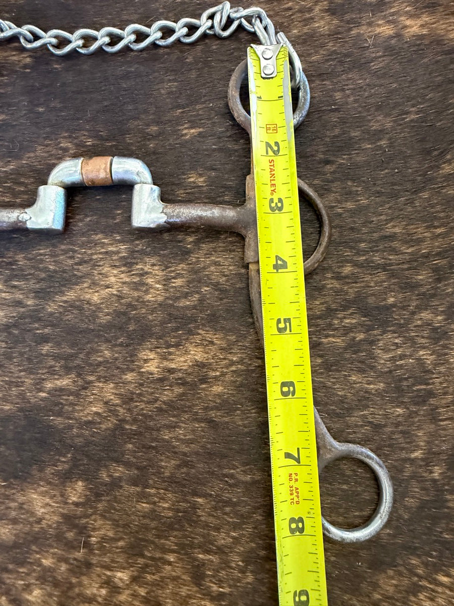 Loomis Antiqued Correction 5″ Jointed Mouth with Roller     B1292